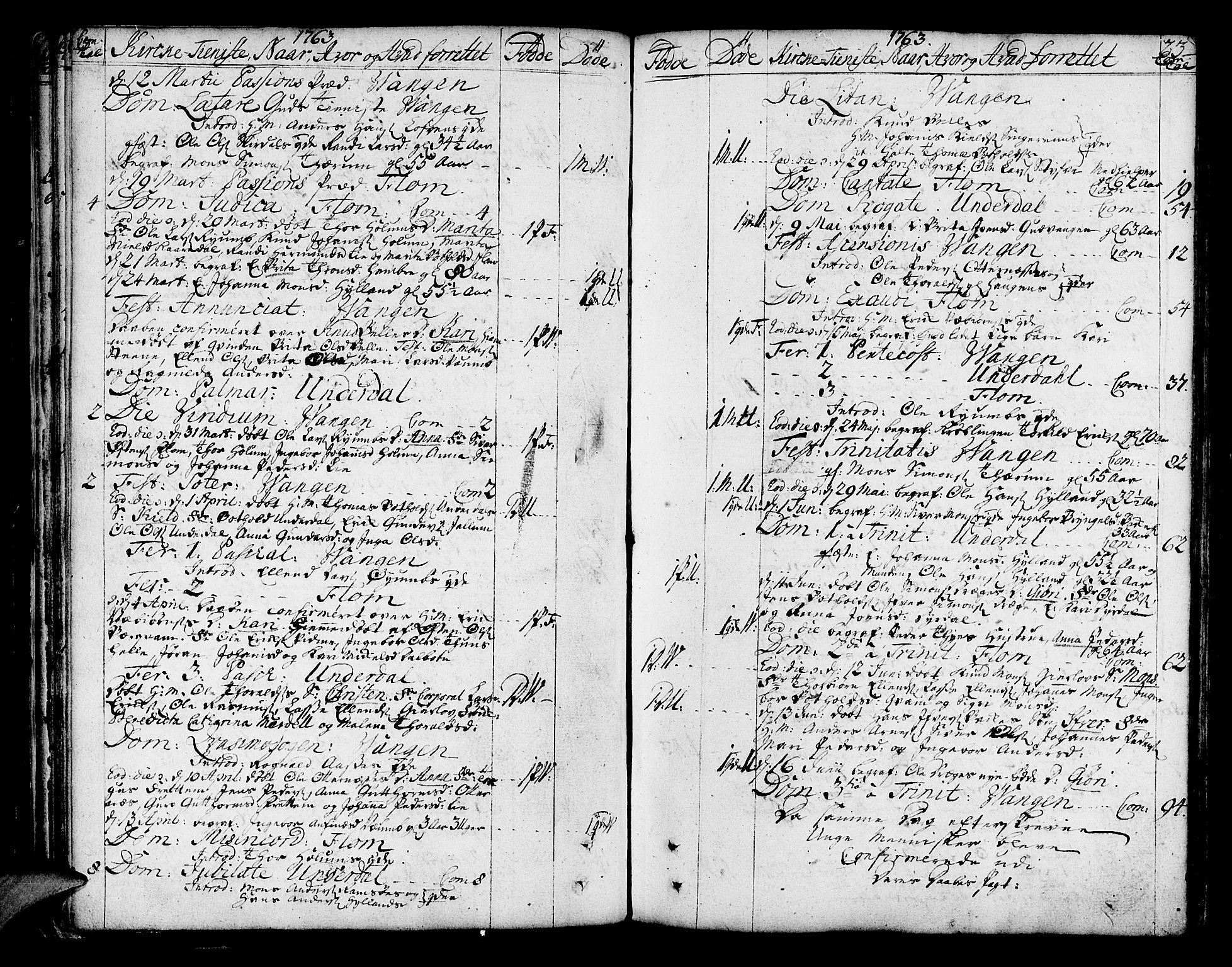 Aurland sokneprestembete, AV/SAB-A-99937/H/Ha/Haa/L0004: Parish register (official) no. A 4, 1756-1801, p. 23