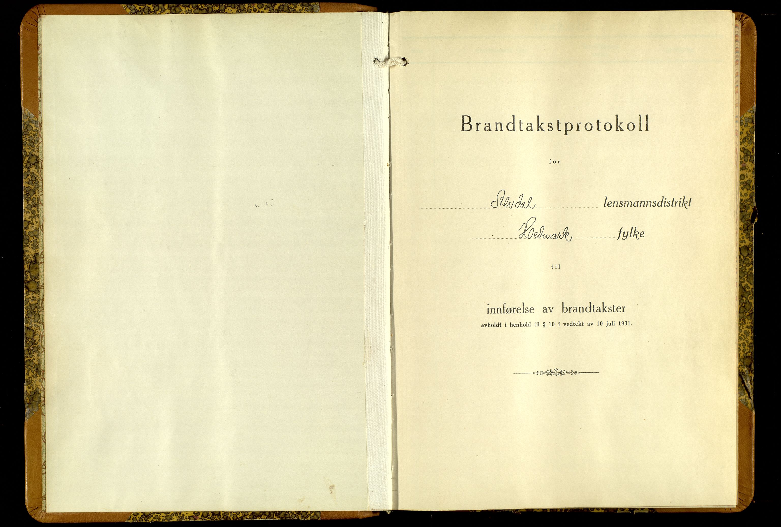 Norges Brannkasse, Alvdal og Folldal, SAH/NBRANA-026/F/L0006: Branntakstprotokoll, 1935-1955