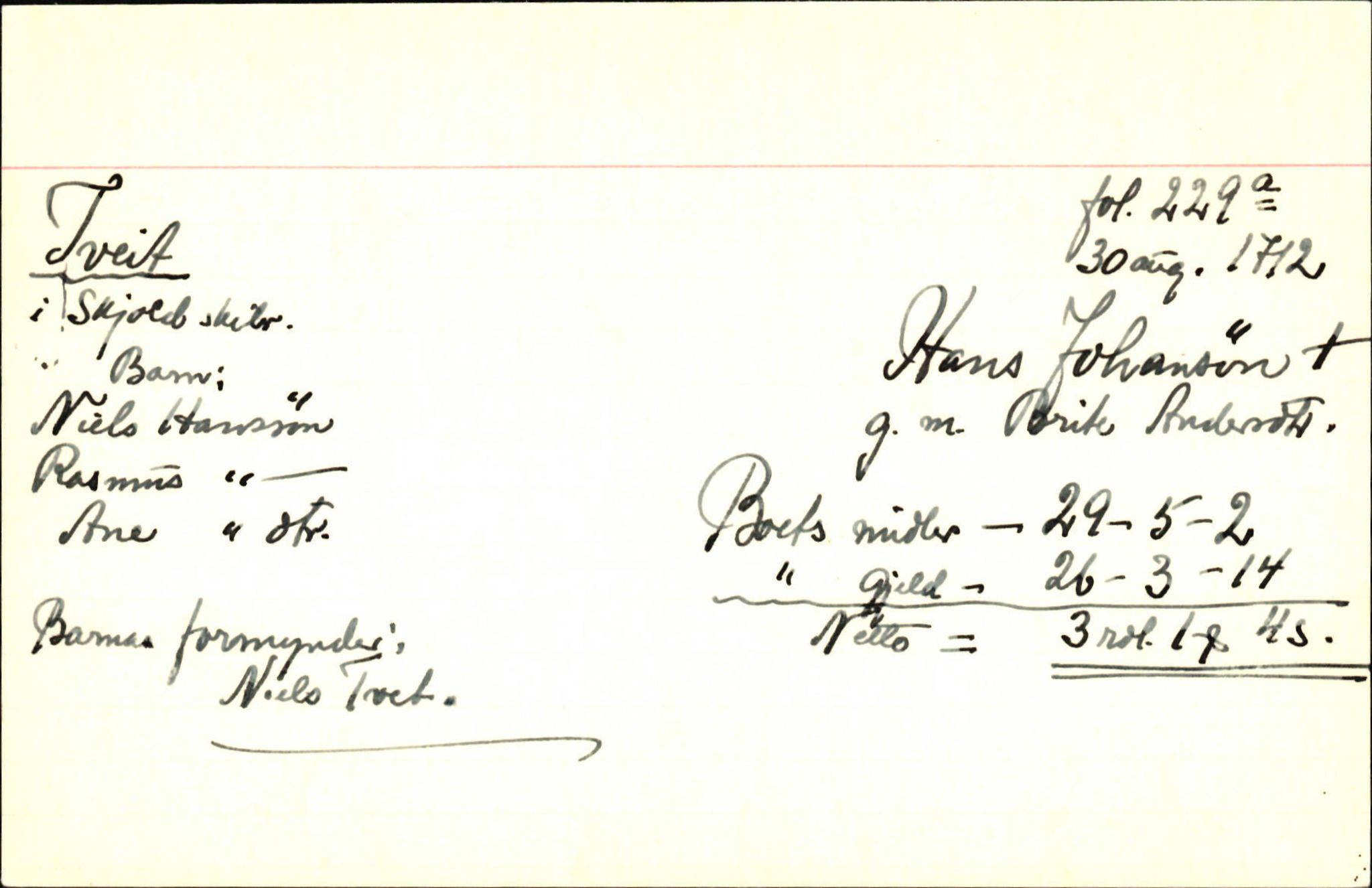 Skiftekort ved Statsarkivet i Bergen, SAB/SKIFTEKORT/001/L0001: Skifteprotokoll nr. 1-2 - test test, 1702-1716, p. 1642