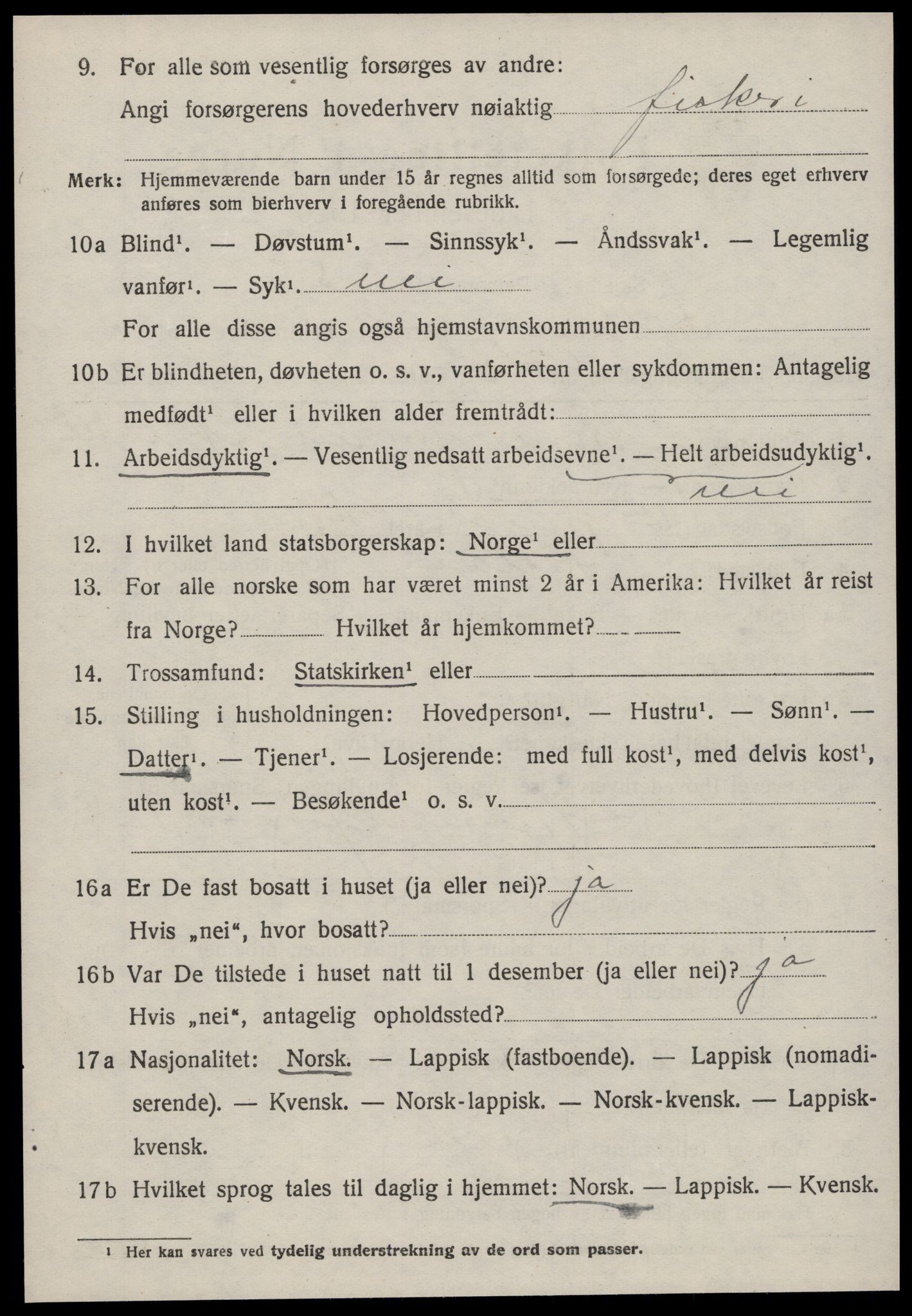 SAT, 1920 census for Fillan, 1920, p. 1455