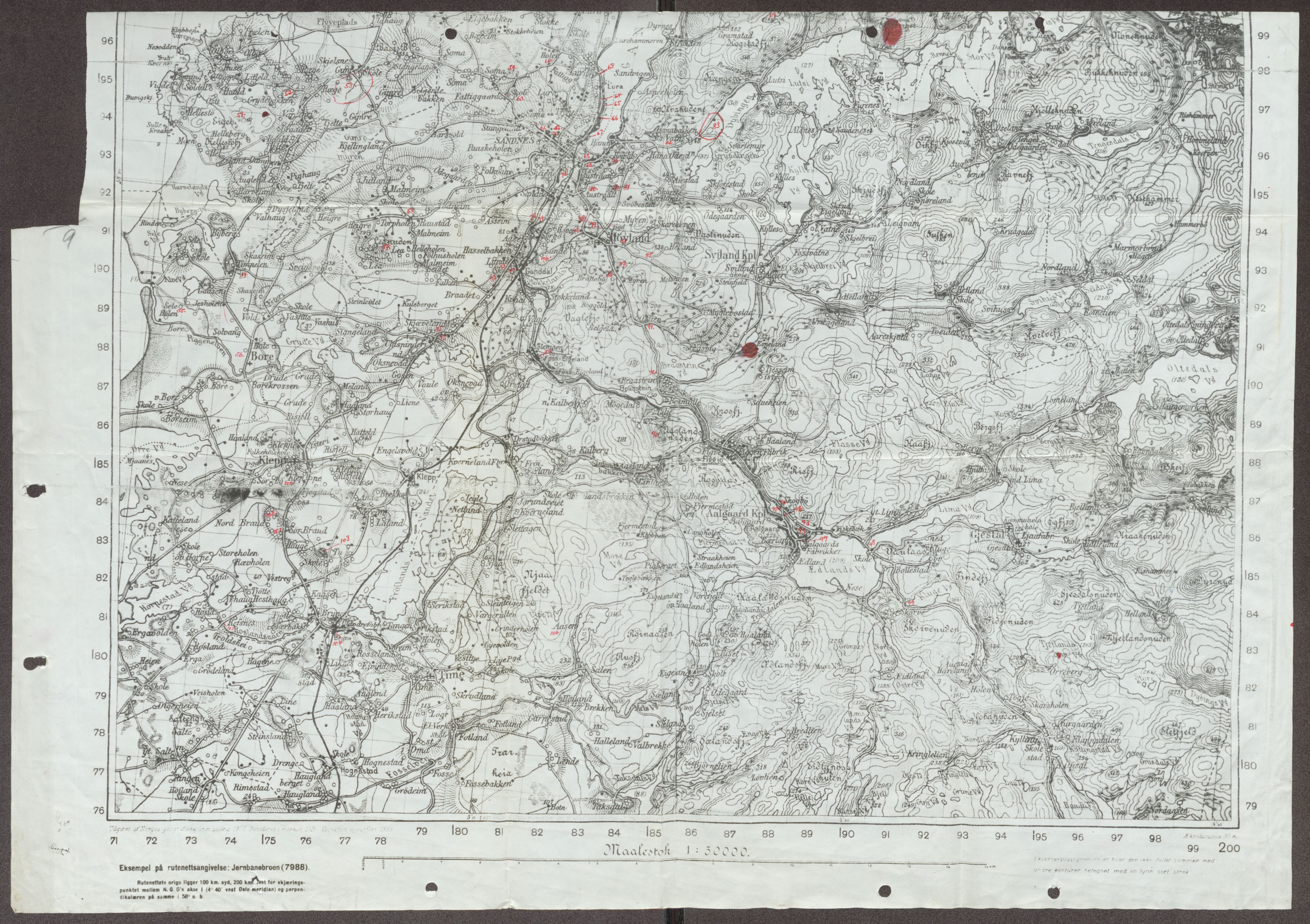 Forsvaret, Forsvarets overkommando II, AV/RA-RAFA-3915/D/Dd/L0008: Minefields. Prohibited Areas. Airfields, 1944, p. 73