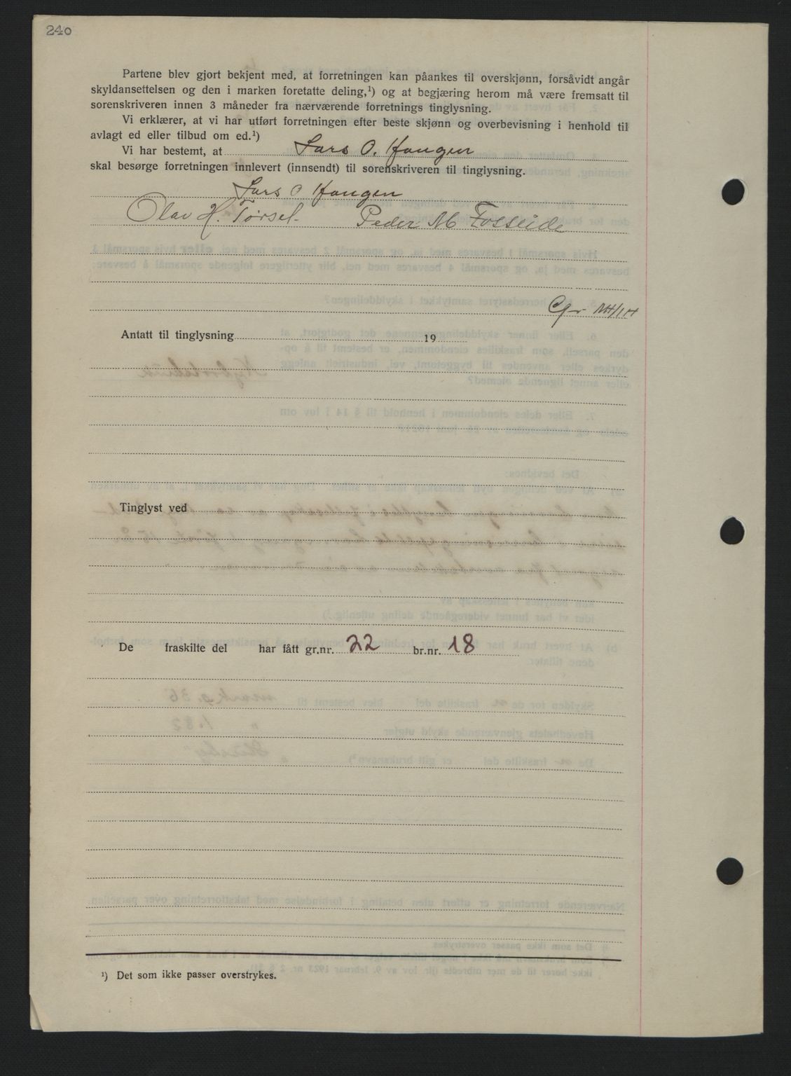 Nordmøre sorenskriveri, AV/SAT-A-4132/1/2/2Ca: Mortgage book no. A81, 1937-1937, Diary no: : 720/1937