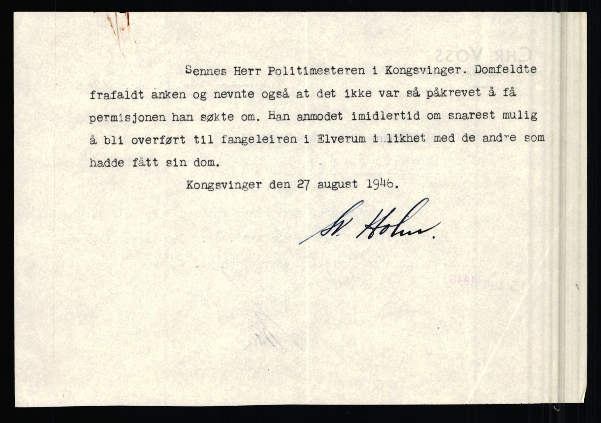 Landssvikarkivet, Kongsvinger politikammer, AV/RA-S-3138-08/Da/L0055/0797: Saker / Anr. 555/45, 1945-1946, p. 130