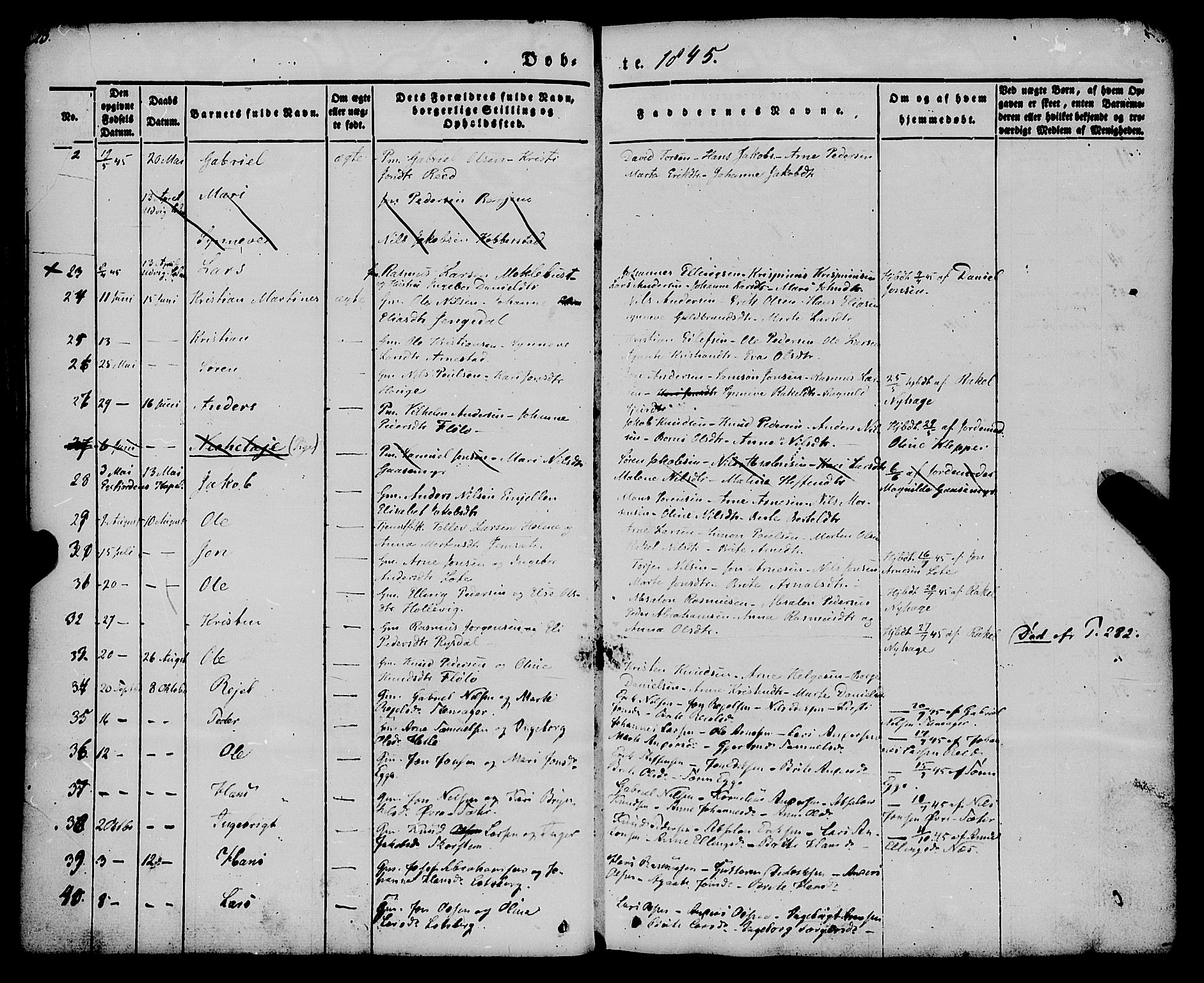 Gloppen sokneprestembete, AV/SAB-A-80101/H/Haa/Haaa/L0008: Parish register (official) no. A 8, 1837-1855, p. 24