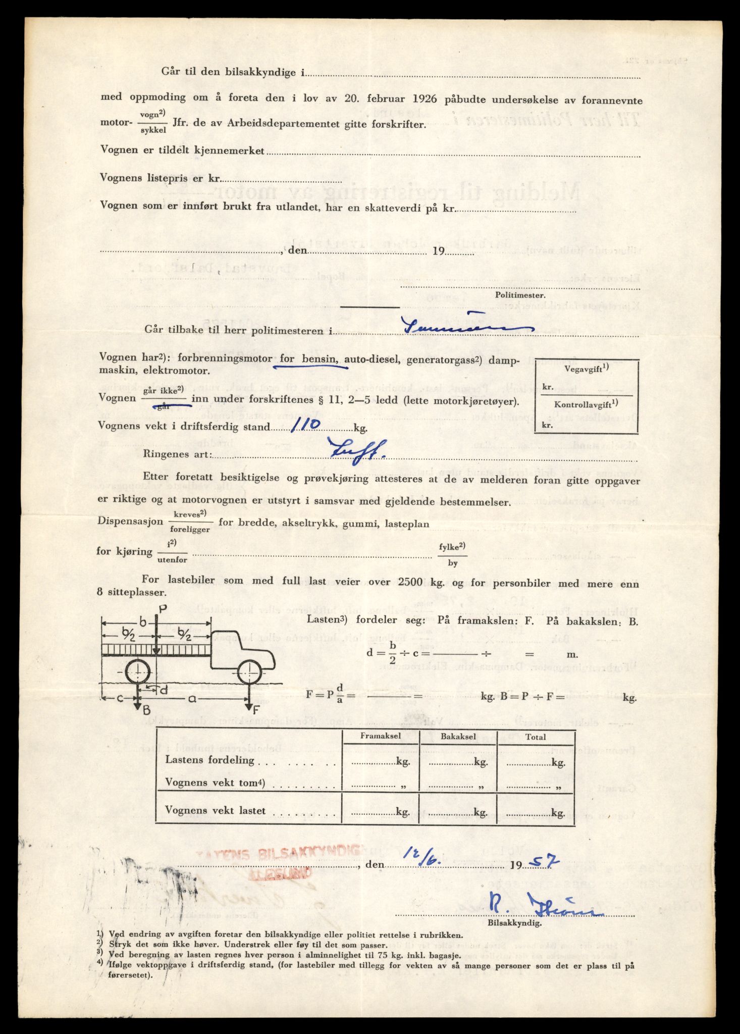 Møre og Romsdal vegkontor - Ålesund trafikkstasjon, AV/SAT-A-4099/F/Fe/L0040: Registreringskort for kjøretøy T 13531 - T 13709, 1927-1998, p. 1852