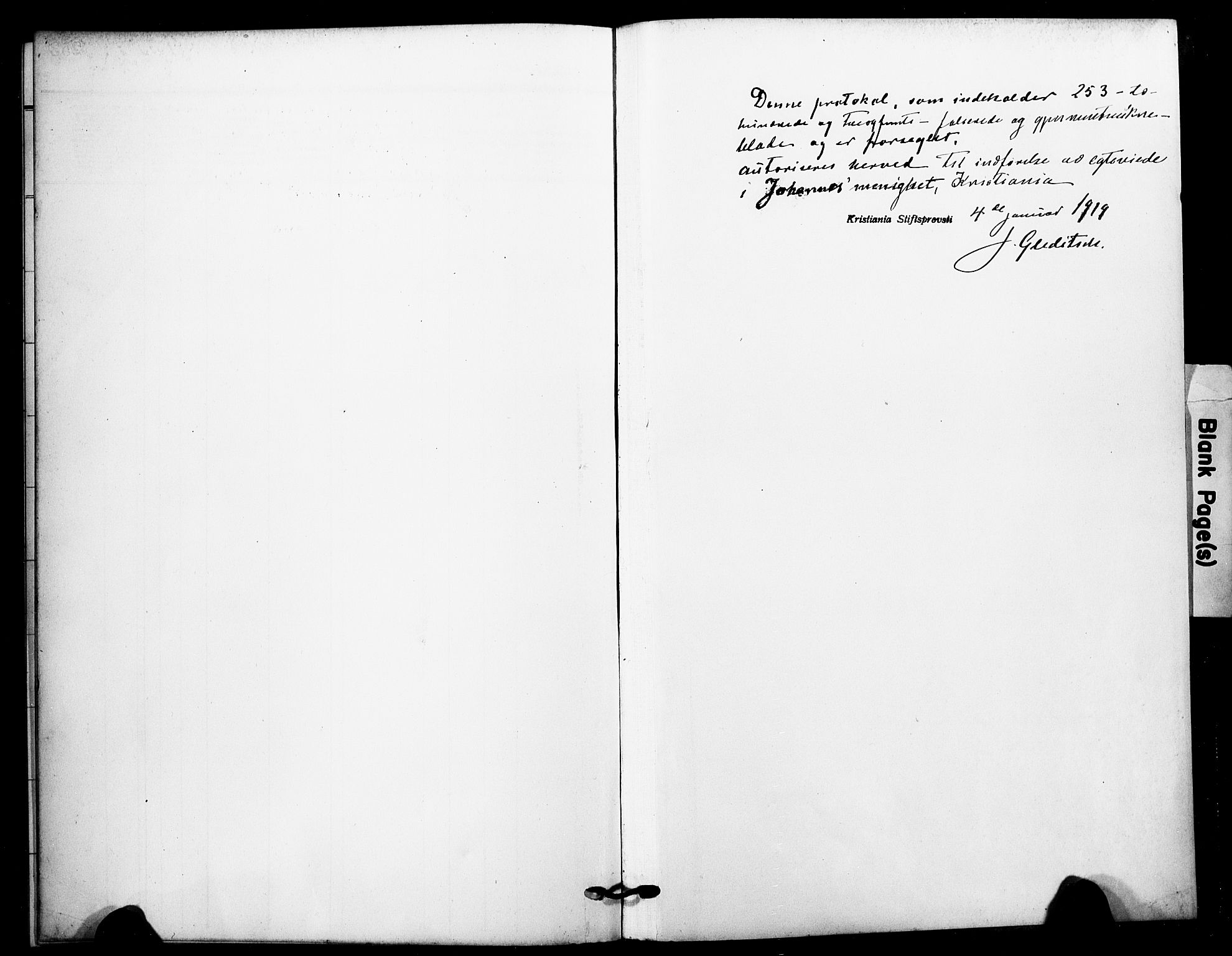 Johannes prestekontor Kirkebøker, SAO/A-10852/F/Fa/L0013: Parish register (official) no. 13, 1919-1930