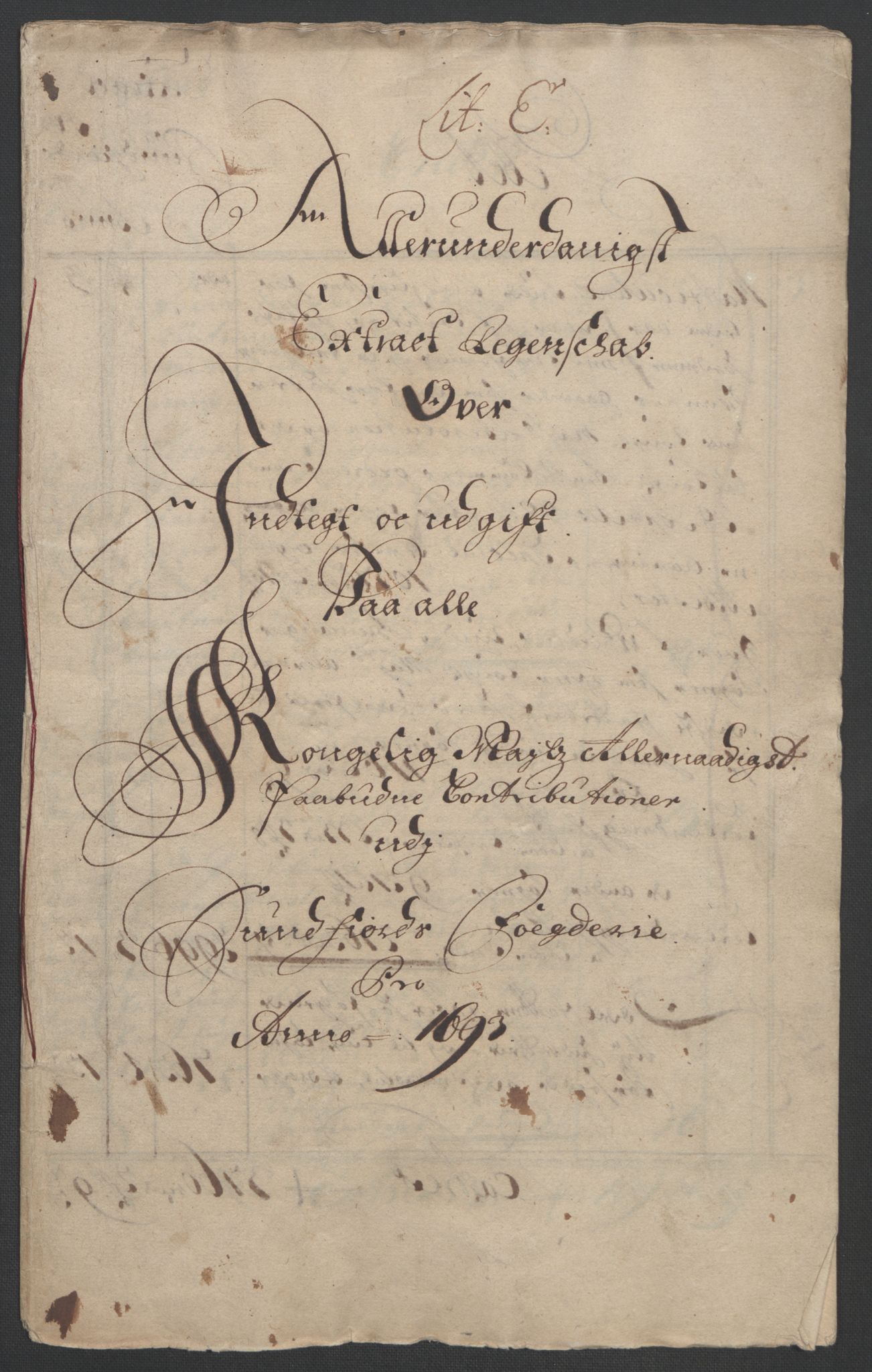 Rentekammeret inntil 1814, Reviderte regnskaper, Fogderegnskap, RA/EA-4092/R53/L3421: Fogderegnskap Sunn- og Nordfjord, 1693-1694, p. 4