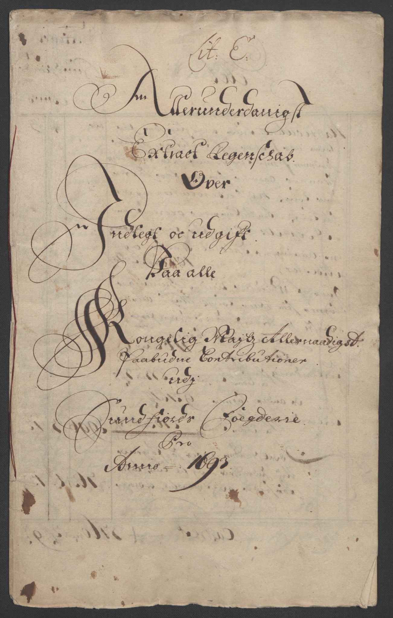 Rentekammeret inntil 1814, Reviderte regnskaper, Fogderegnskap, AV/RA-EA-4092/R53/L3421: Fogderegnskap Sunn- og Nordfjord, 1693-1694, p. 4