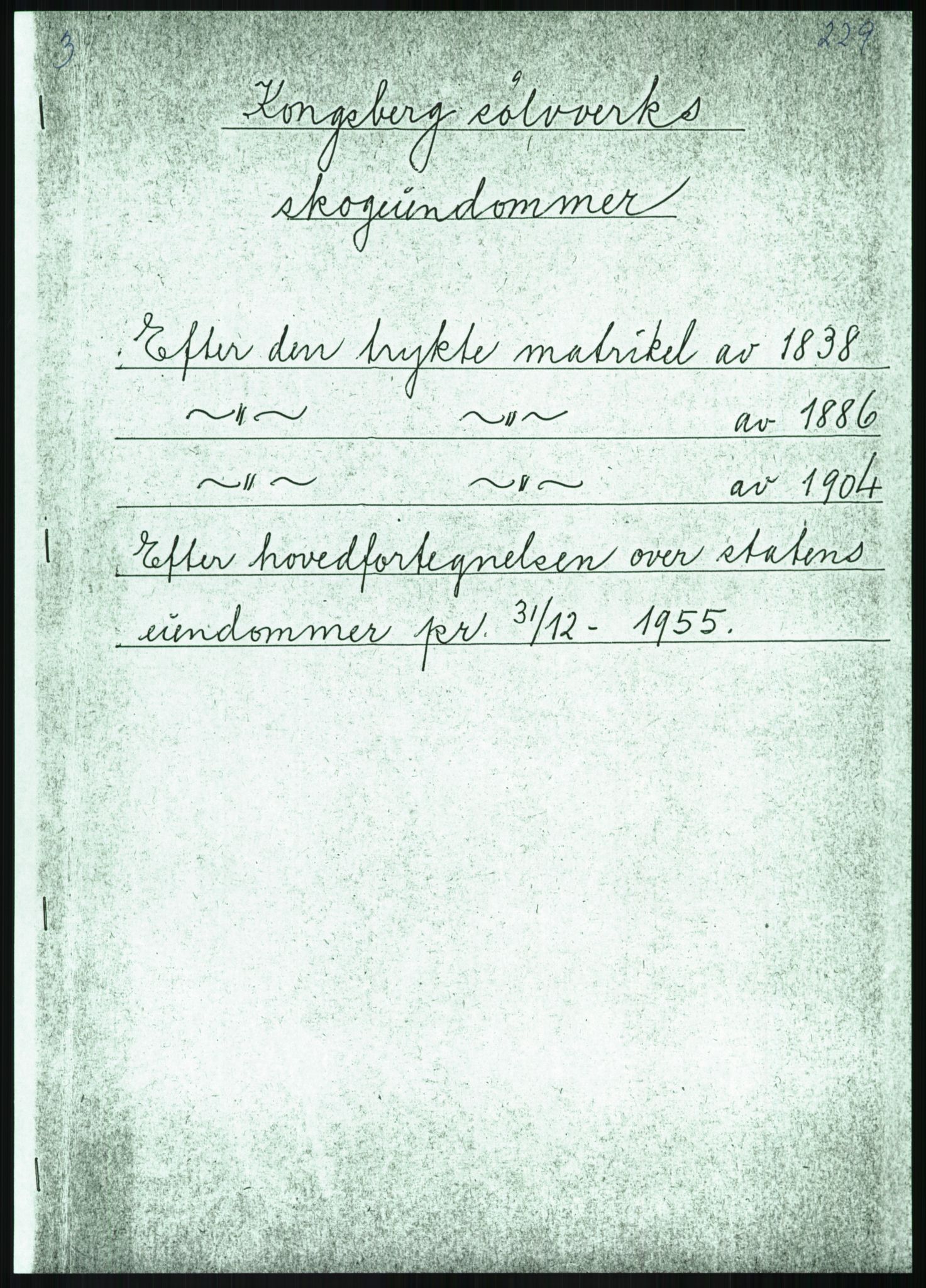 Direktoratet for statens skoger, AV/RA-S-1600/2/E/Eg/L0002: Arkivliste for 10.11-serien. Akershus til Sør-Trøndelag fylke. Mappenr. 1 - 925, 1957-1992, p. 247