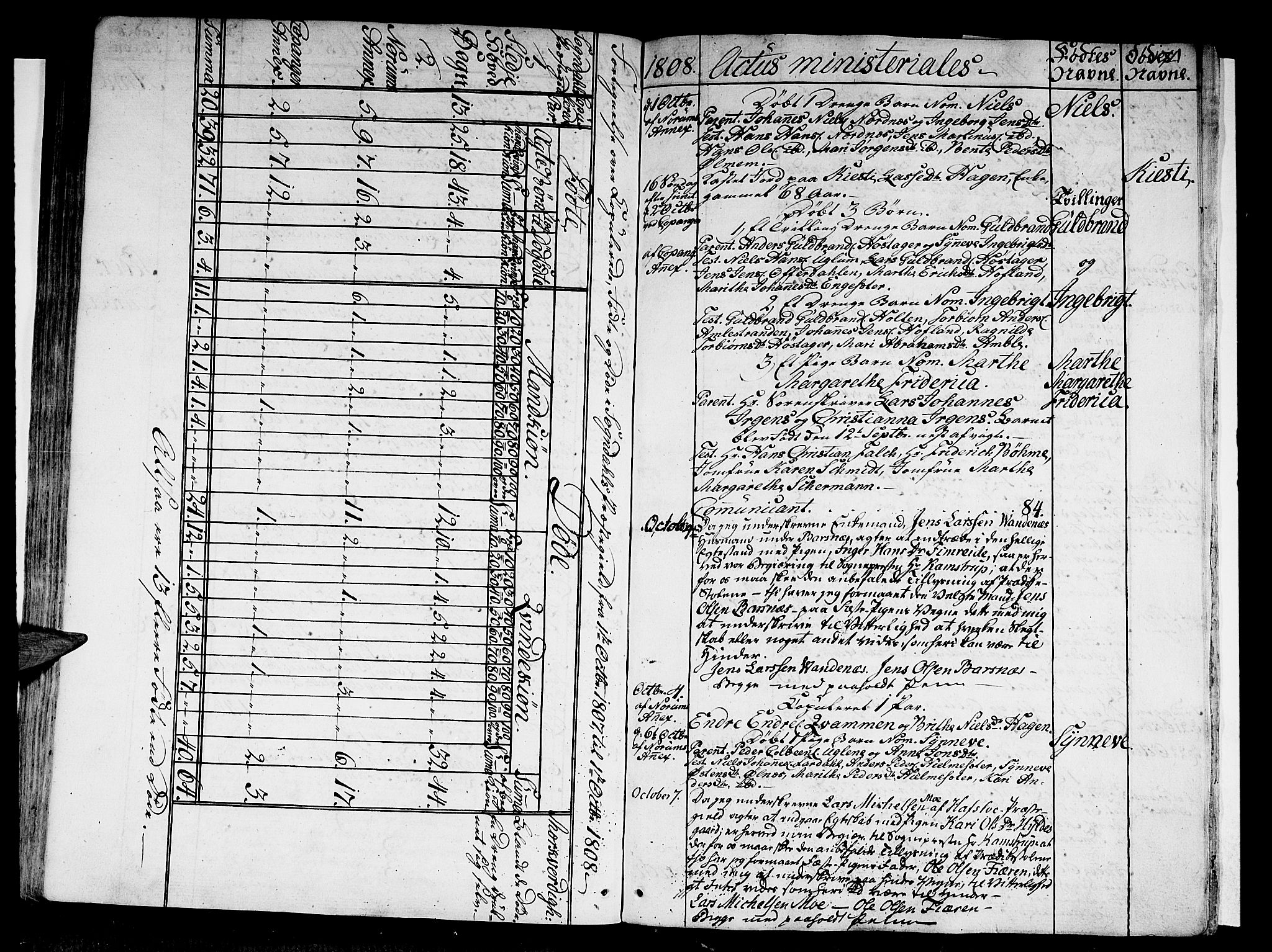 Sogndal sokneprestembete, AV/SAB-A-81301/H/Haa/Haaa/L0008: Parish register (official) no. A 8, 1795-1809, p. 174