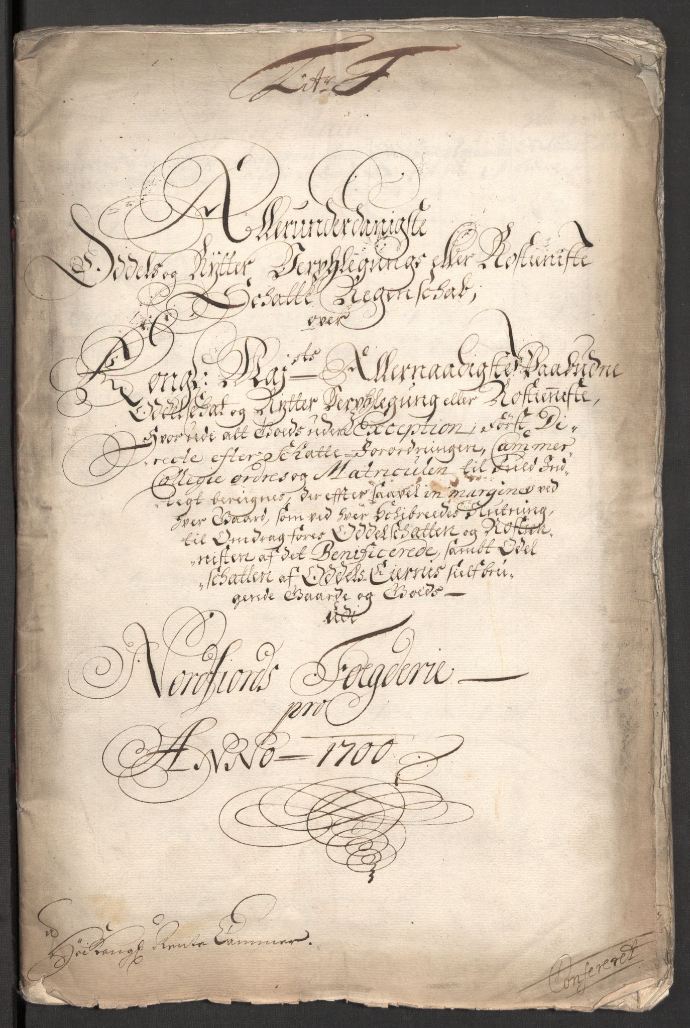 Rentekammeret inntil 1814, Reviderte regnskaper, Fogderegnskap, RA/EA-4092/R53/L3425: Fogderegnskap Sunn- og Nordfjord, 1700-1701, p. 130