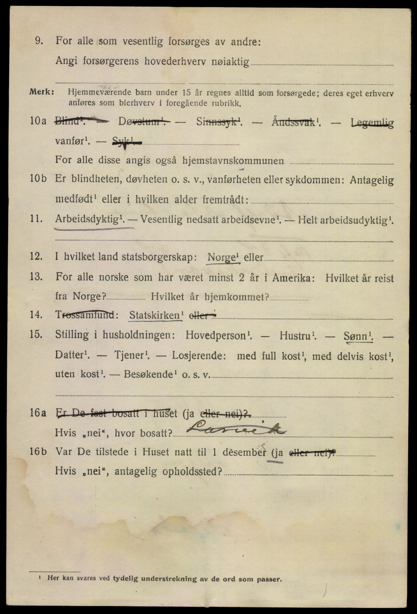 SAKO, 1920 census for Larvik, 1920, p. 26679