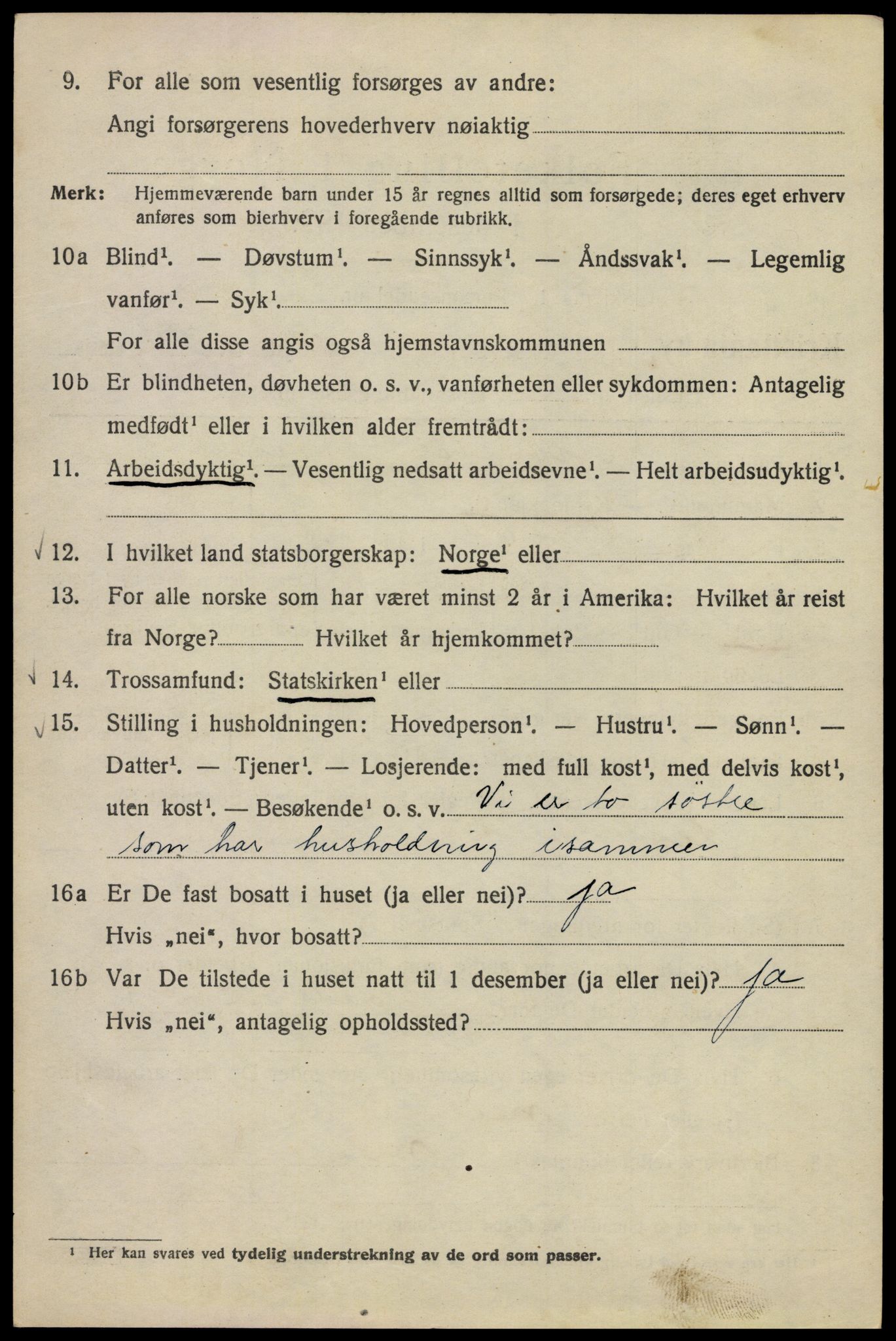 SAO, 1920 census for Kristiania, 1920, p. 407692