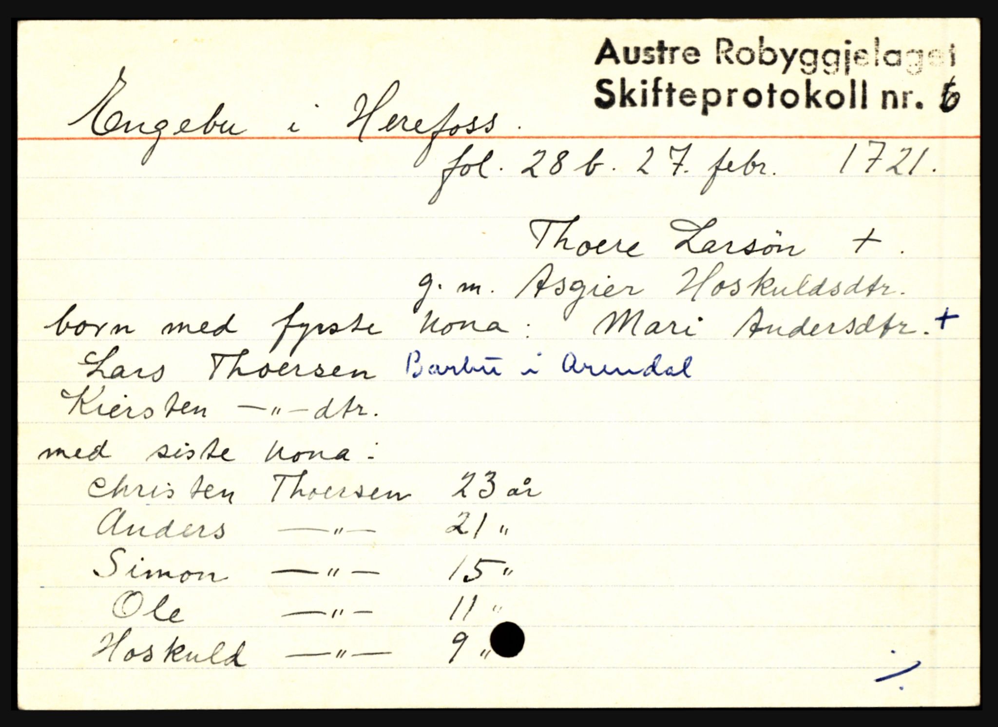 Østre Råbyggelag sorenskriveri, AV/SAK-1221-0016/H, p. 1965