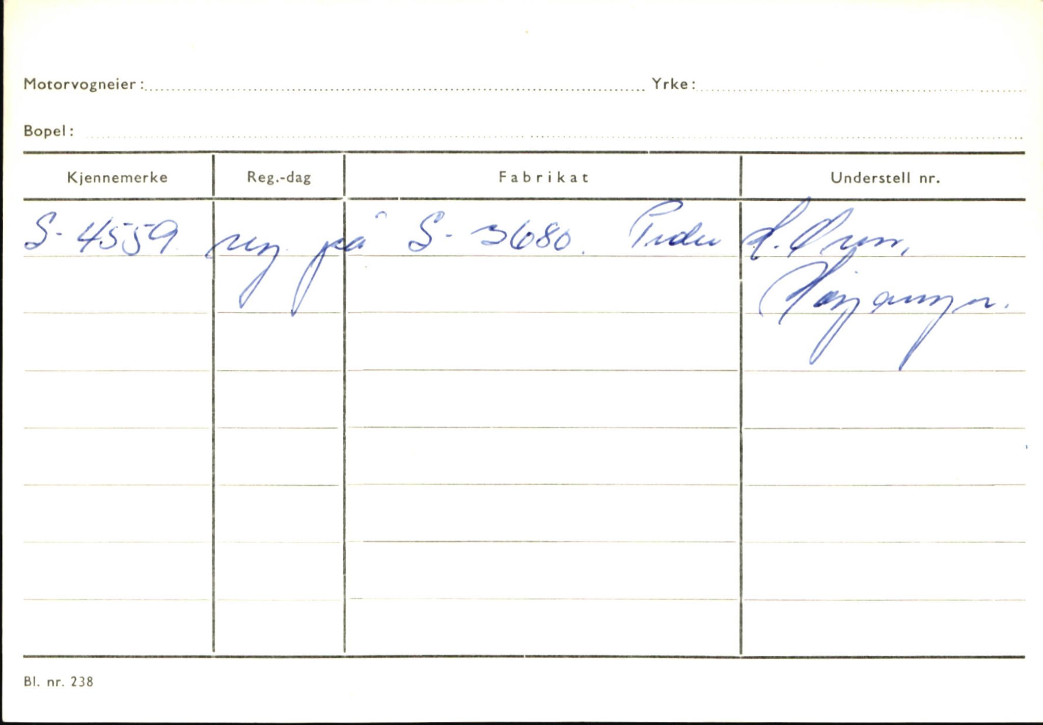 Statens vegvesen, Sogn og Fjordane vegkontor, AV/SAB-A-5301/4/F/L0146: Registerkort Årdal R-Å samt diverse kort, 1945-1975, p. 1401
