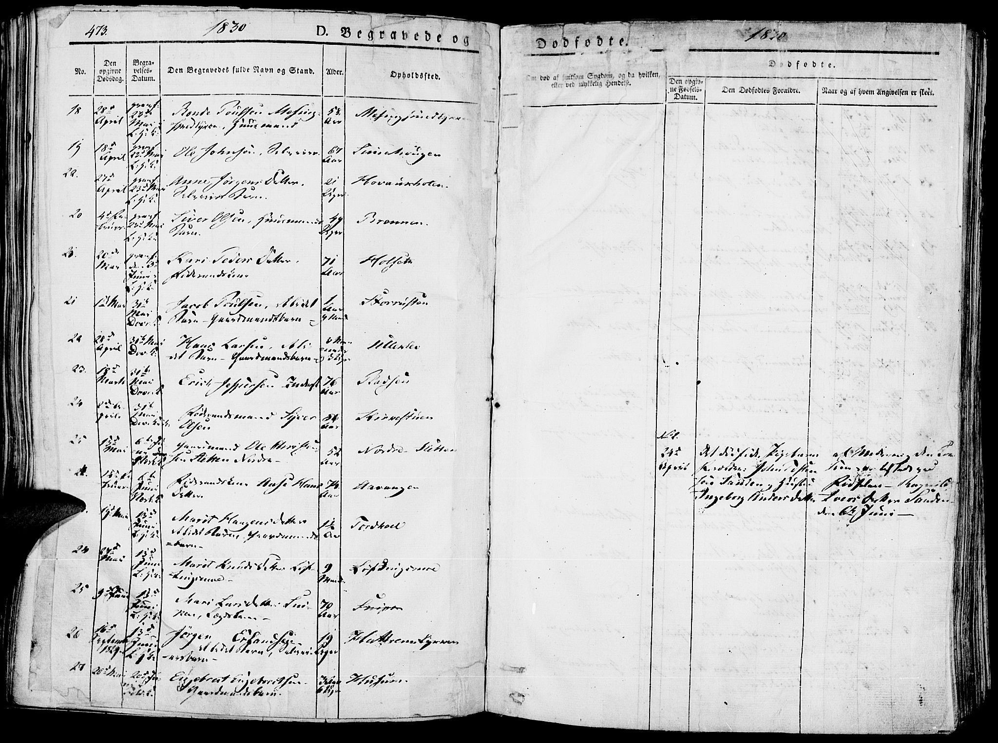 Lesja prestekontor, AV/SAH-PREST-068/H/Ha/Haa/L0005: Parish register (official) no. 5, 1830-1842, p. 473