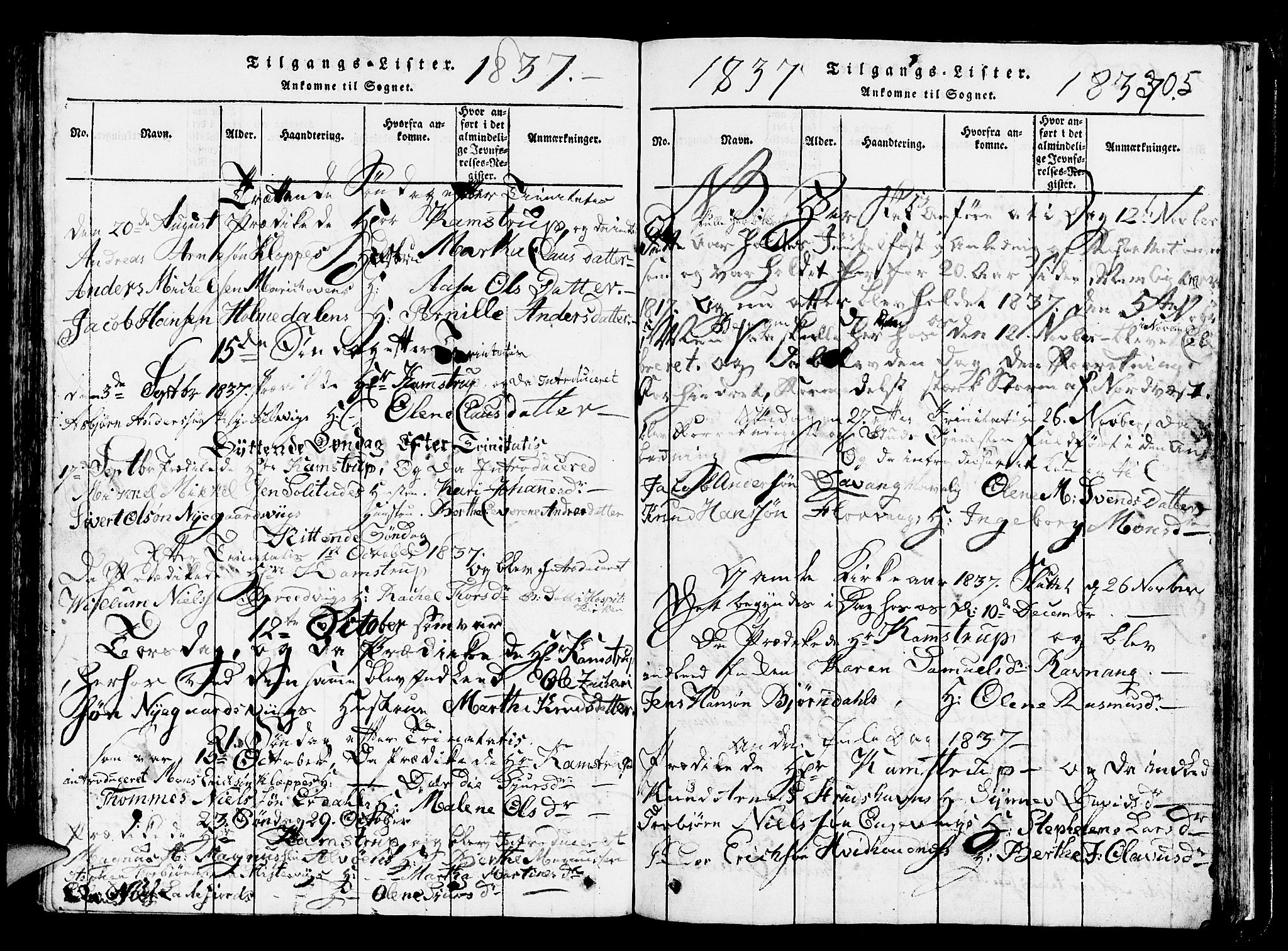 Askøy Sokneprestembete, AV/SAB-A-74101/H/Ha/Hab/Haba/L0002: Parish register (copy) no. A 2, 1815-1846, p. 305