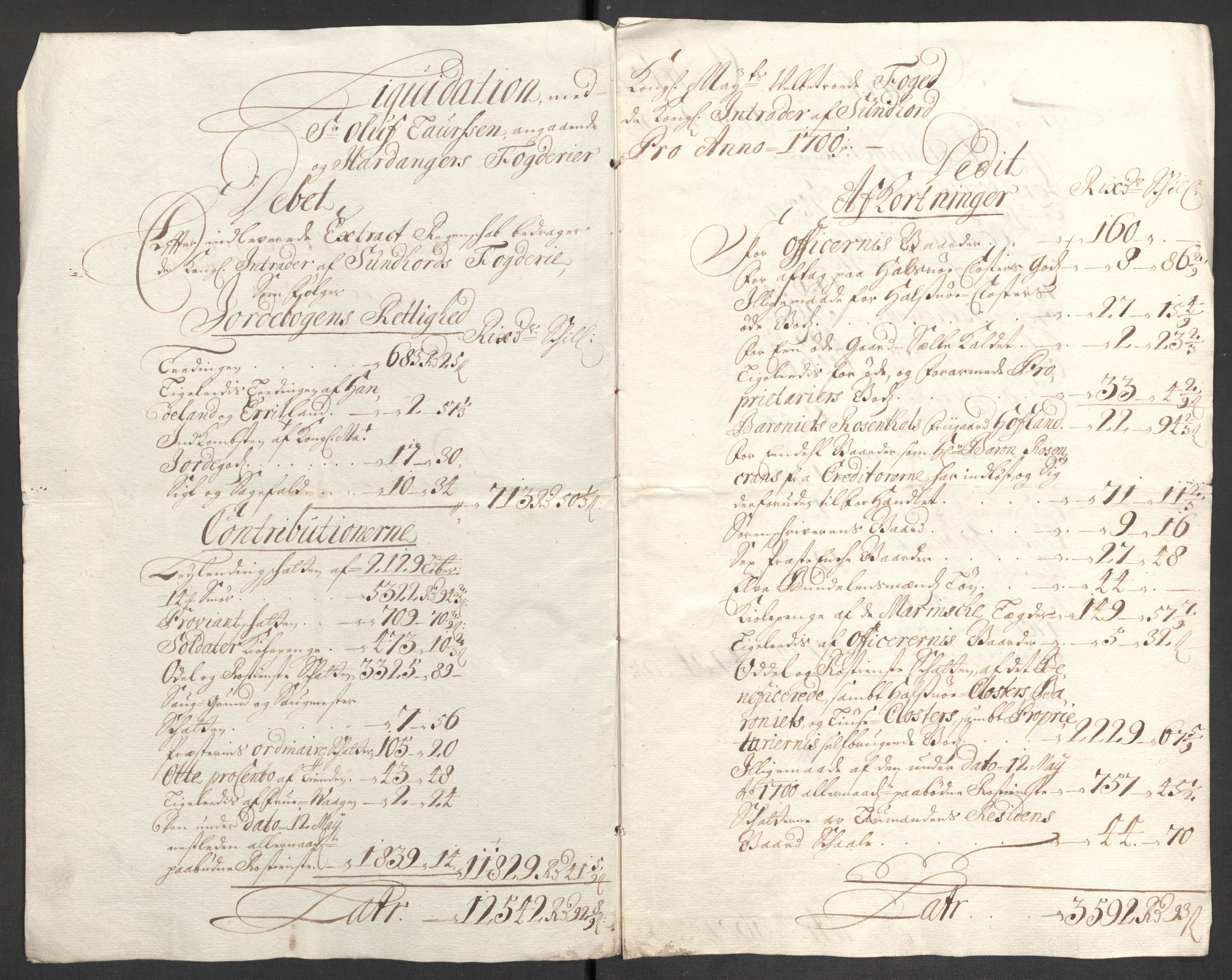 Rentekammeret inntil 1814, Reviderte regnskaper, Fogderegnskap, AV/RA-EA-4092/R48/L2979: Fogderegnskap Sunnhordland og Hardanger, 1700-1701, p. 306