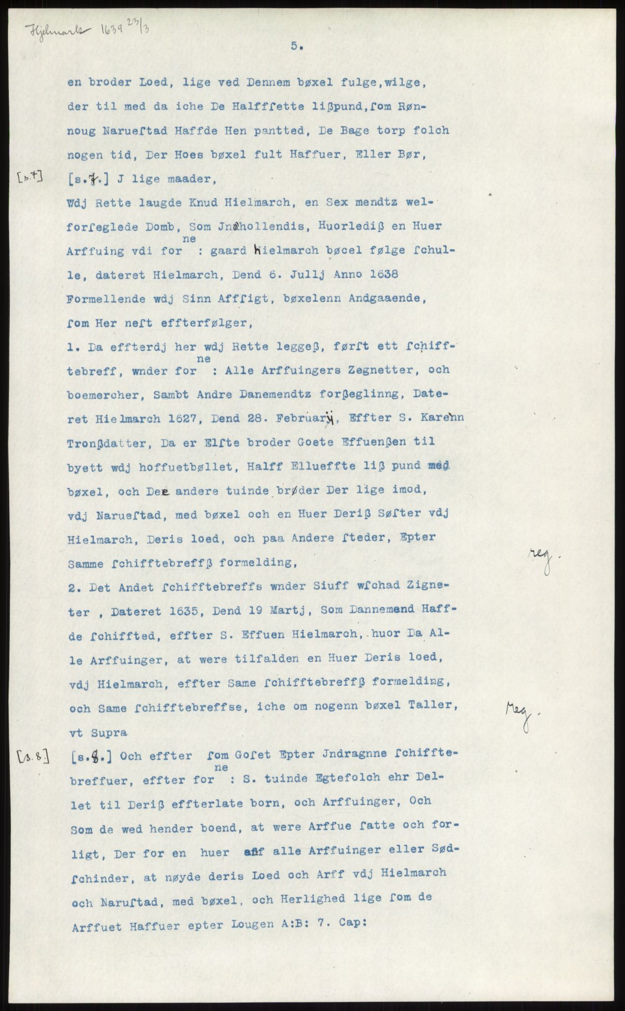 Samlinger til kildeutgivelse, Diplomavskriftsamlingen, AV/RA-EA-4053/H/Ha, p. 351