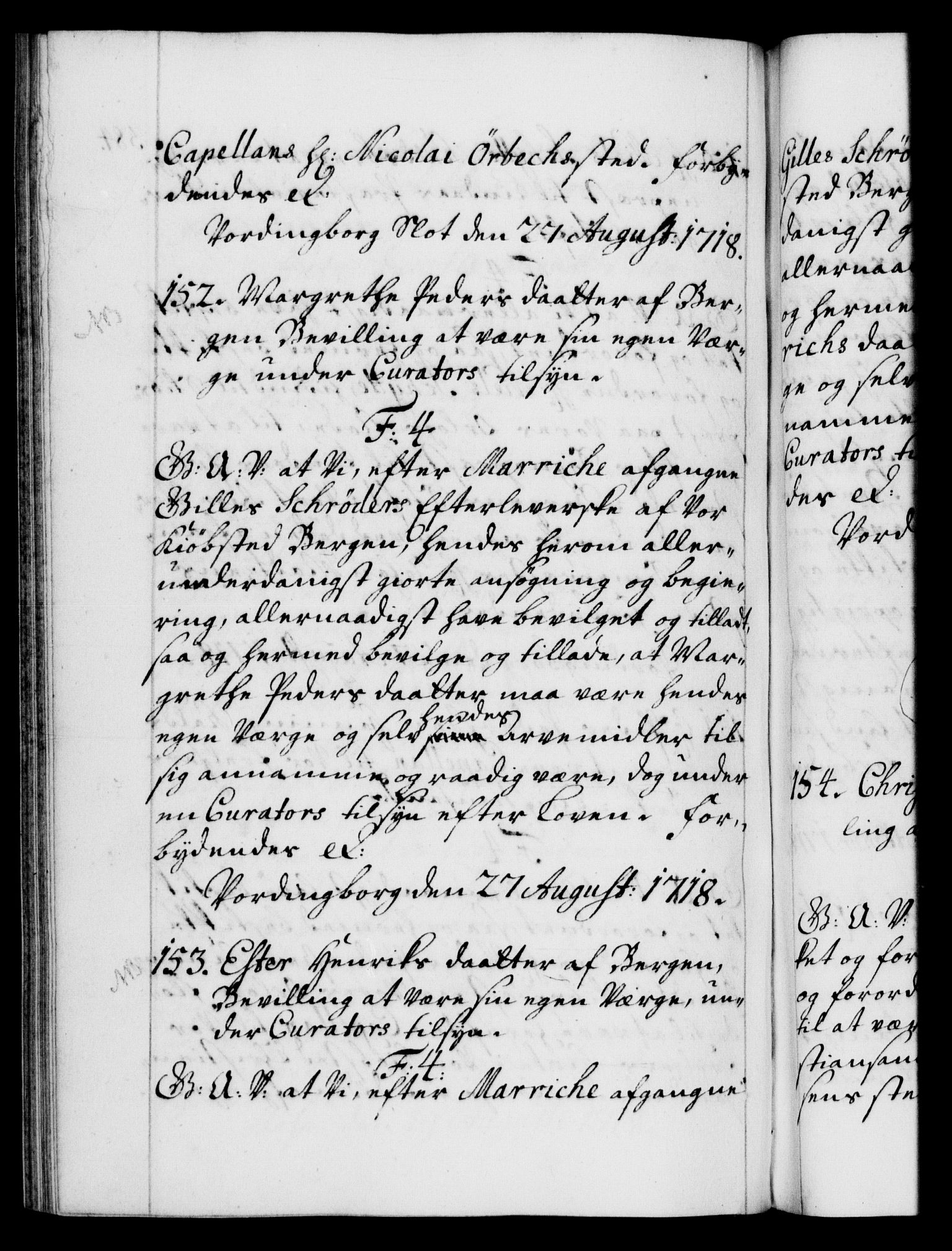 Danske Kanselli 1572-1799, AV/RA-EA-3023/F/Fc/Fca/Fcaa/L0022: Norske registre, 1716-1719, p. 384b