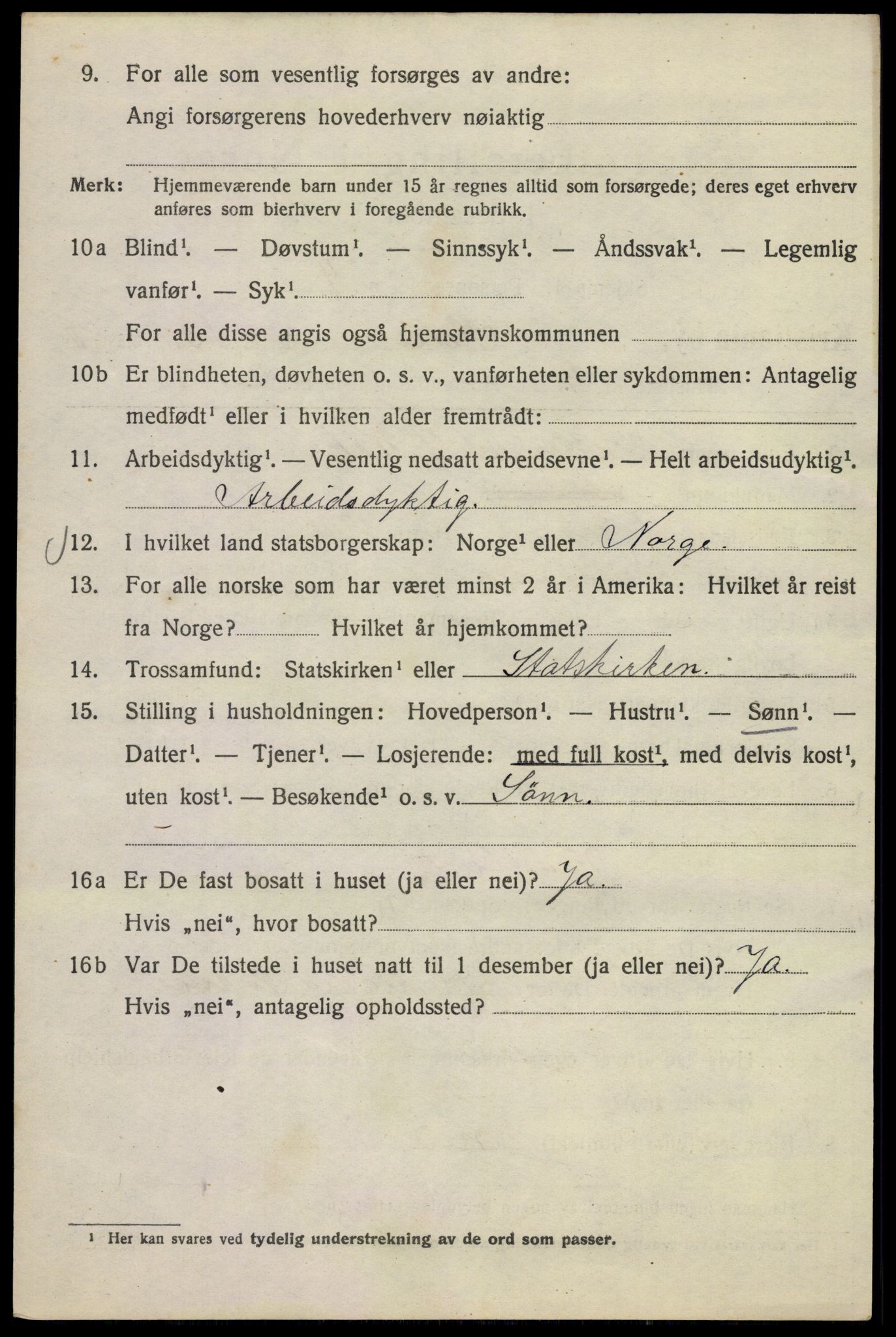 SAO, 1920 census for Kristiania, 1920, p. 462996