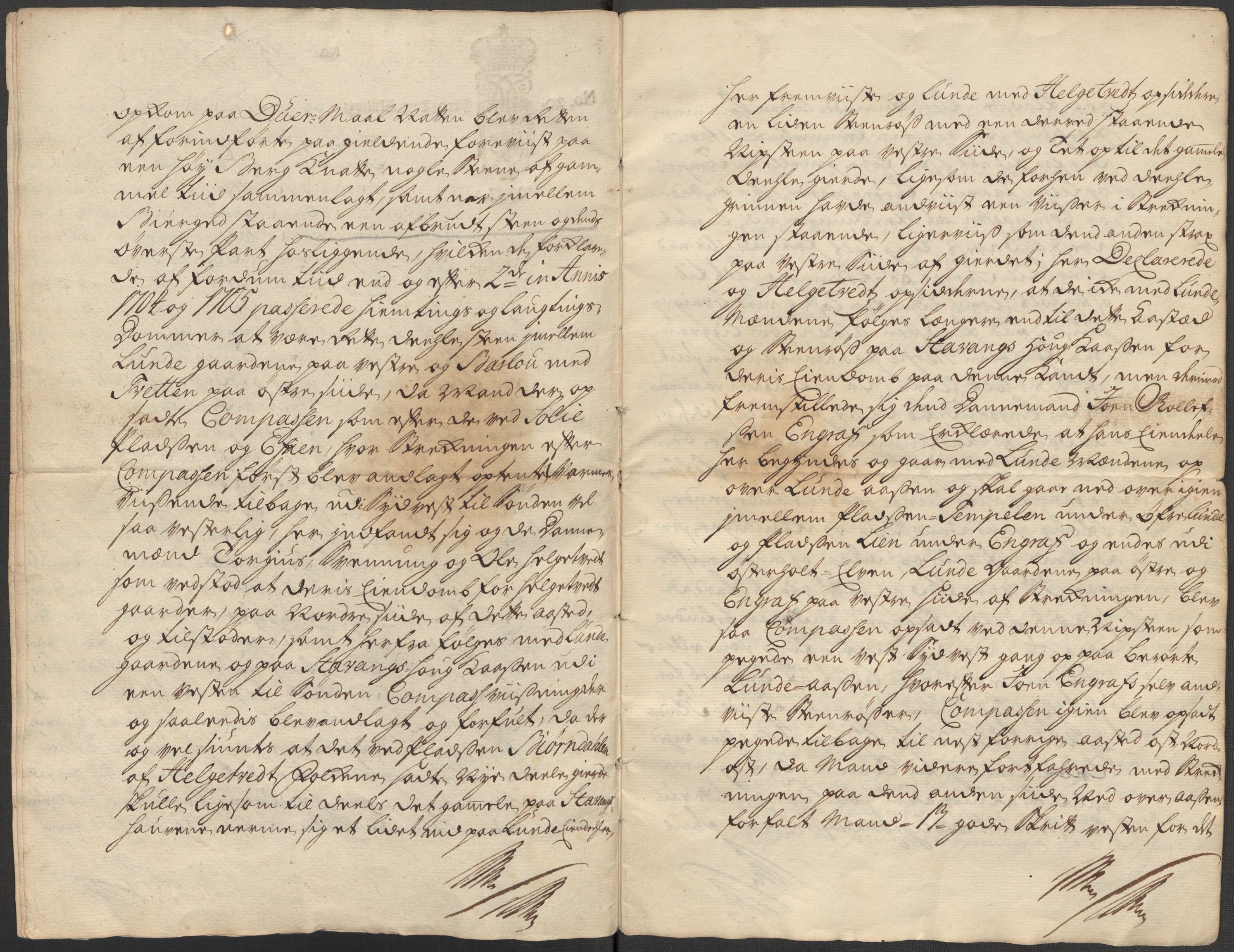 Riksarkivets diplomsamling, AV/RA-EA-5965/F15/L0027: Prestearkiv - Telemark, 1587-1738, p. 204