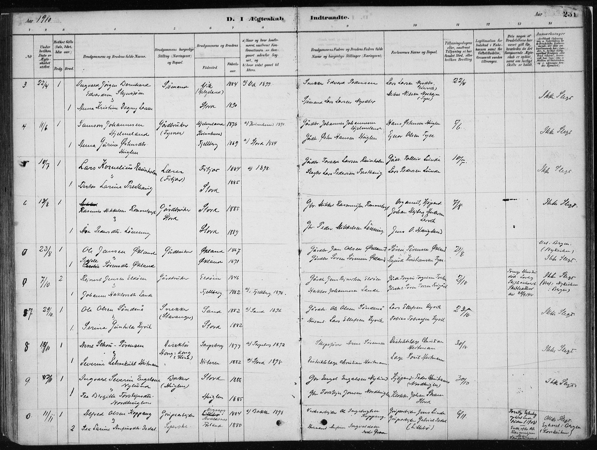 Stord sokneprestembete, SAB/A-78201/H/Haa: Parish register (official) no. B 2, 1878-1913, p. 231