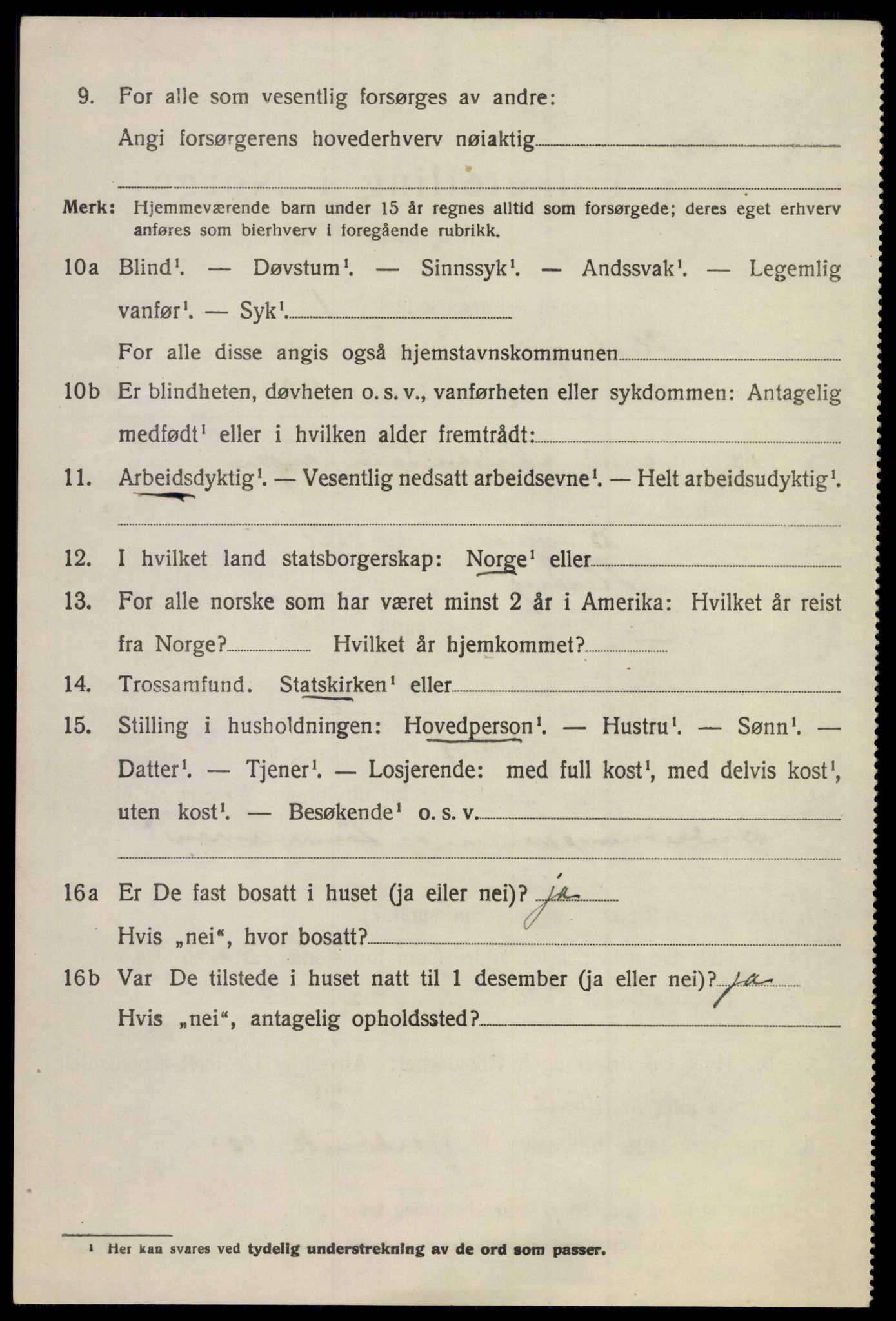 SAKO, 1920 census for Flesberg, 1920, p. 4502