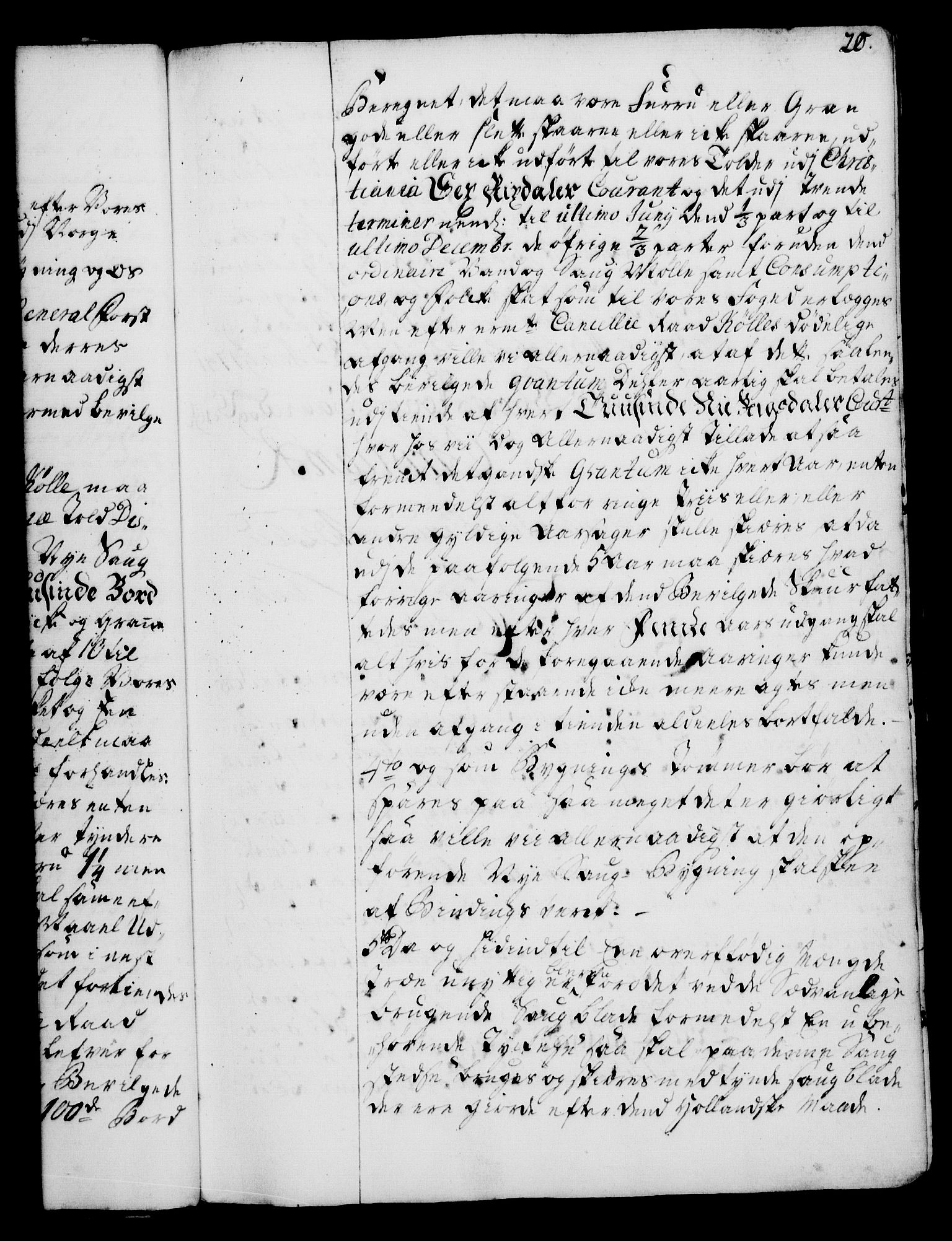 Rentekammeret, Kammerkanselliet, AV/RA-EA-3111/G/Gg/Gga/L0005: Norsk ekspedisjonsprotokoll med register (merket RK 53.5), 1741-1749, p. 20