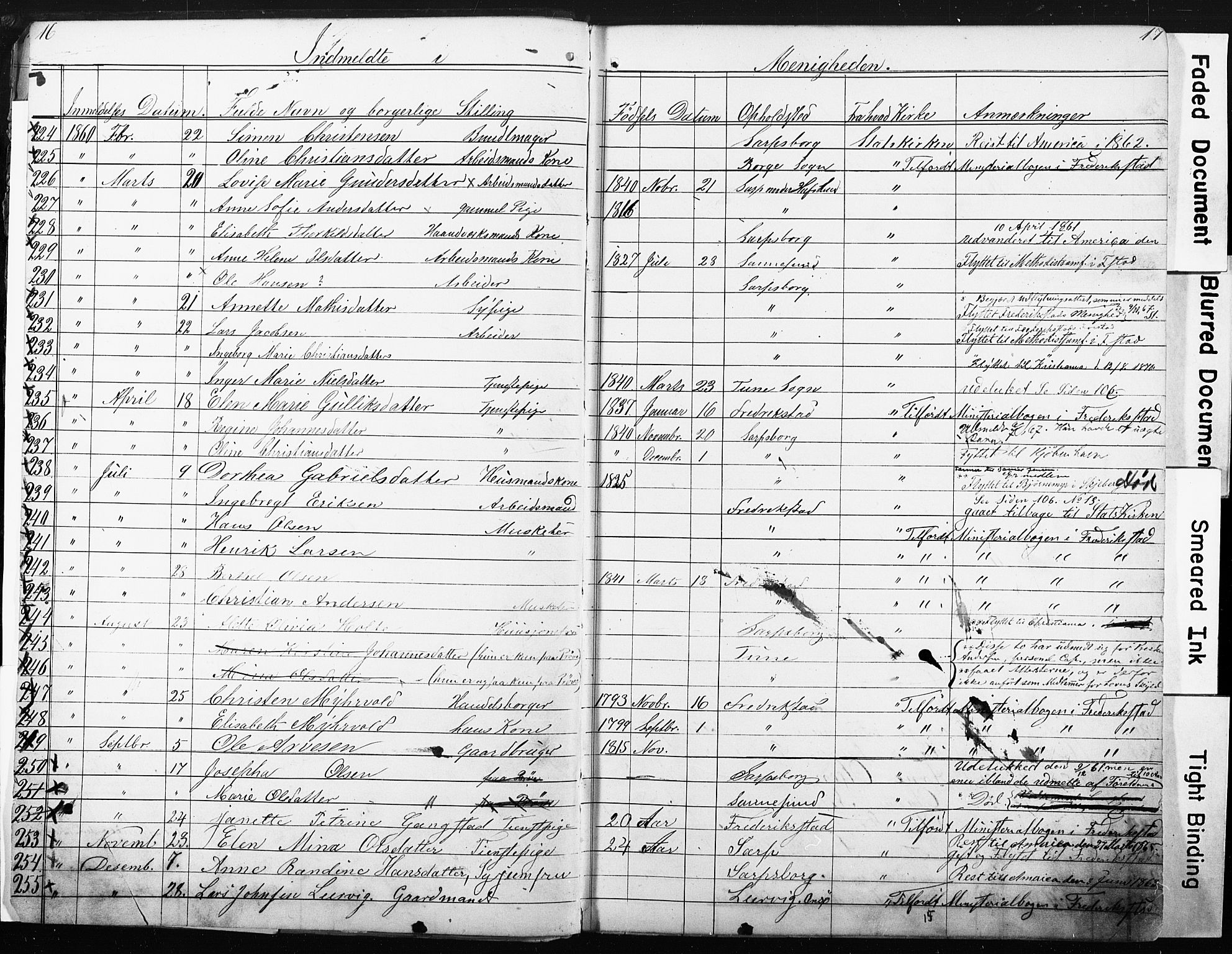 Sarpsborg metodistkirke, SAO/PAO-0233/A/L0001: Dissenter register no. 1, 1856-1875, p. 16-17
