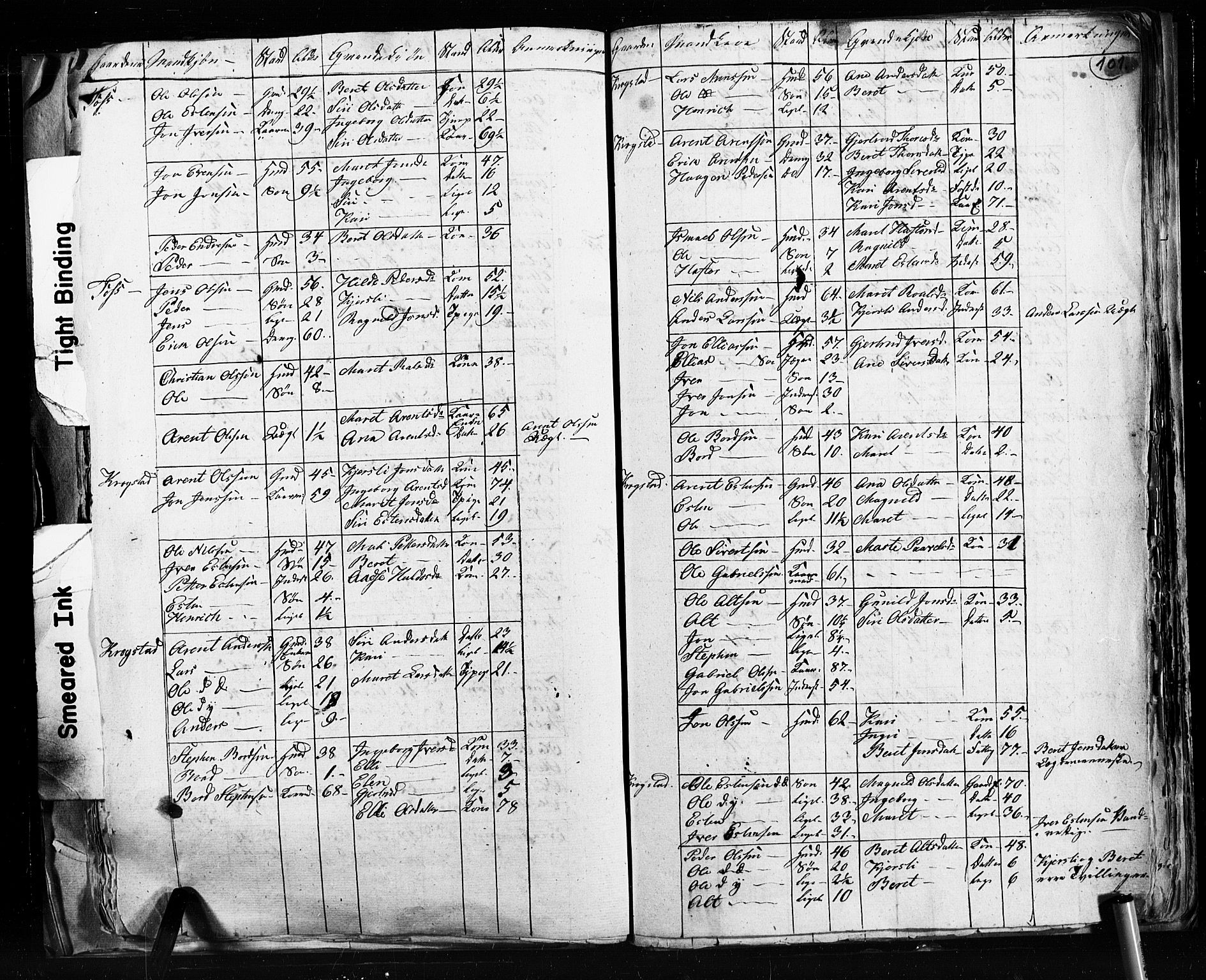 , 1825 Census for Støren parish, 1825, p. 101