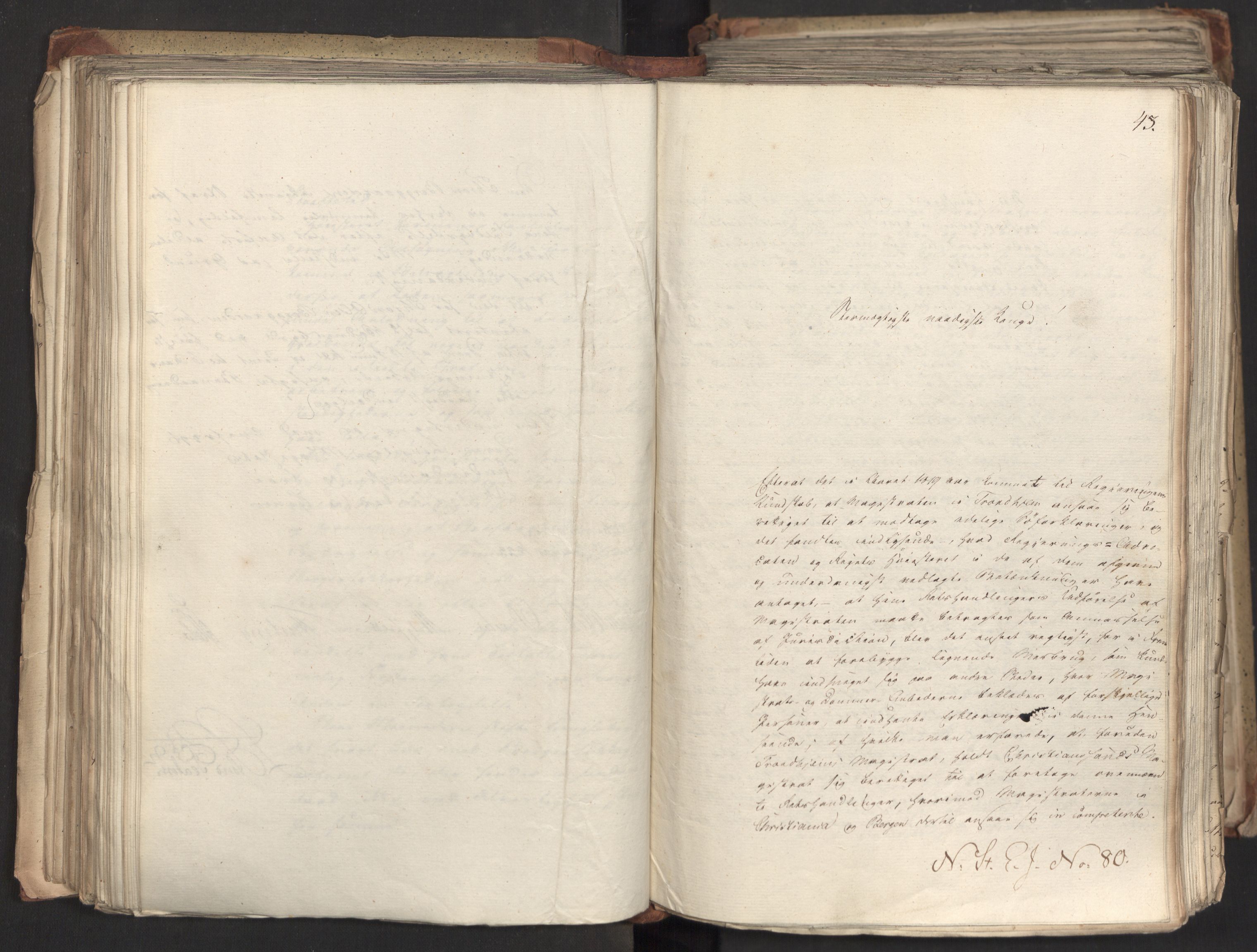 Statsrådsavdelingen i Stockholm, AV/RA-S-1003/D/Da/L0033: Regjeringsinnstillinger nr. 1-274, 1823, p. 206