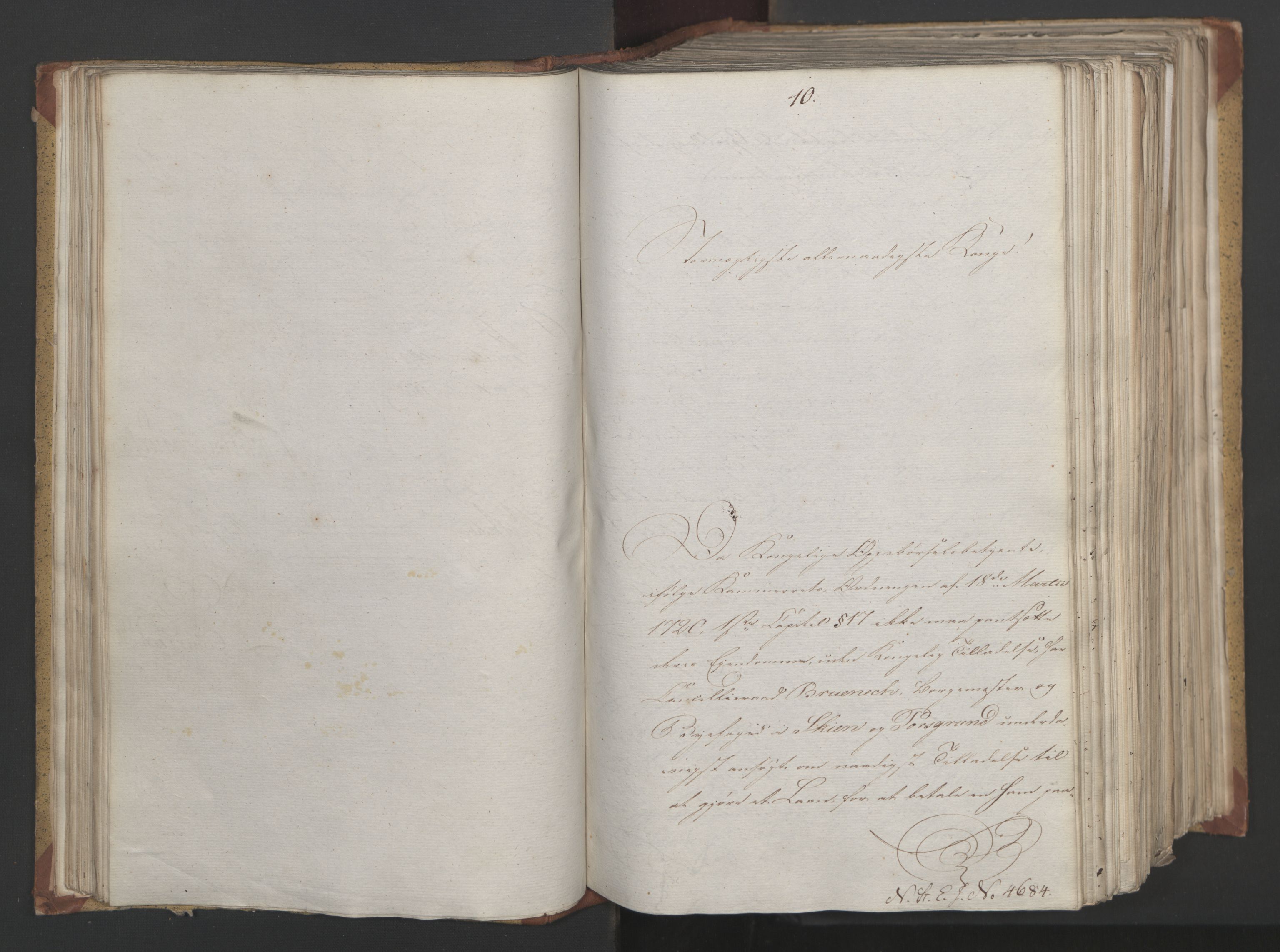 Statsrådsavdelingen i Stockholm, AV/RA-S-1003/D/Da/L0024: Regjeringsinnstillinger nr. 4663-4873, 1820, p. 62