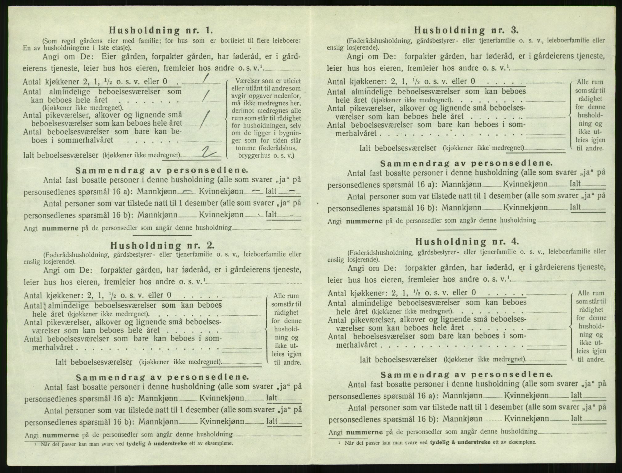 SAT, 1920 census for Norddal, 1920, p. 812