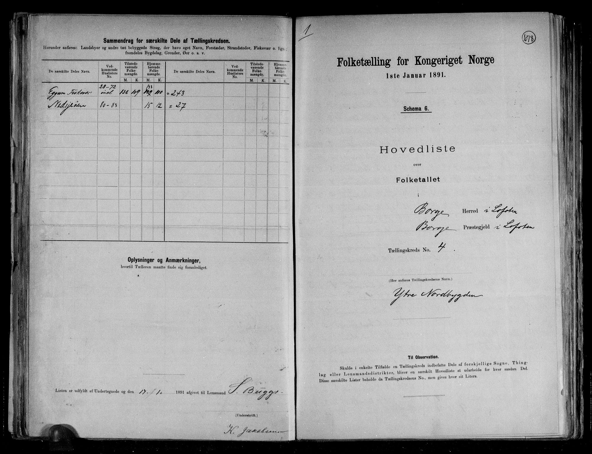 RA, 1891 census for 1862 Borge, 1891, p. 12