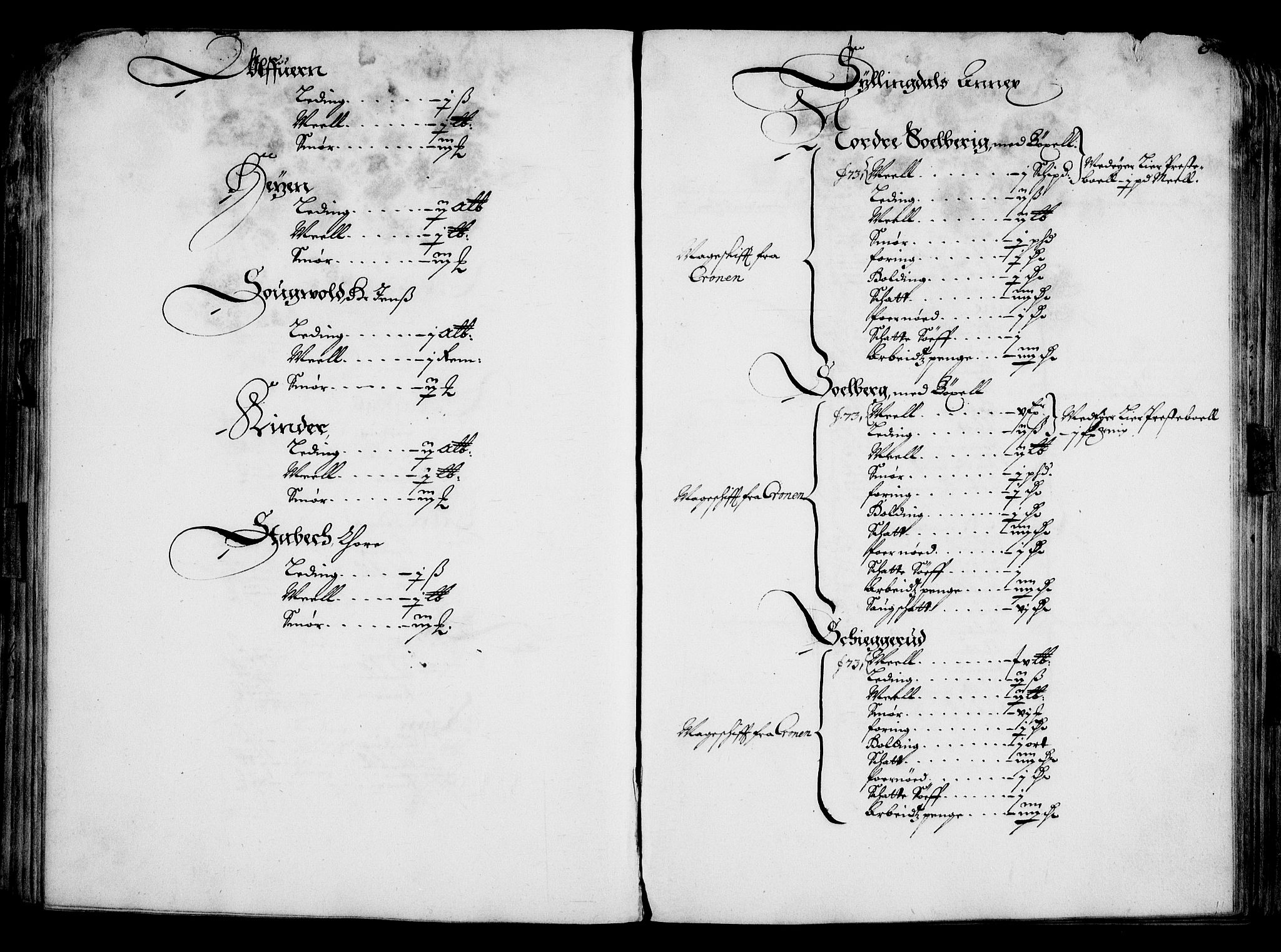 Rentekammeret inntil 1814, Realistisk ordnet avdeling, RA/EA-4070/On/L0001/0001: Statens gods / [Jj 1]: Jordebok over Hannibal Sehesteds gods, 1651, p. 75
