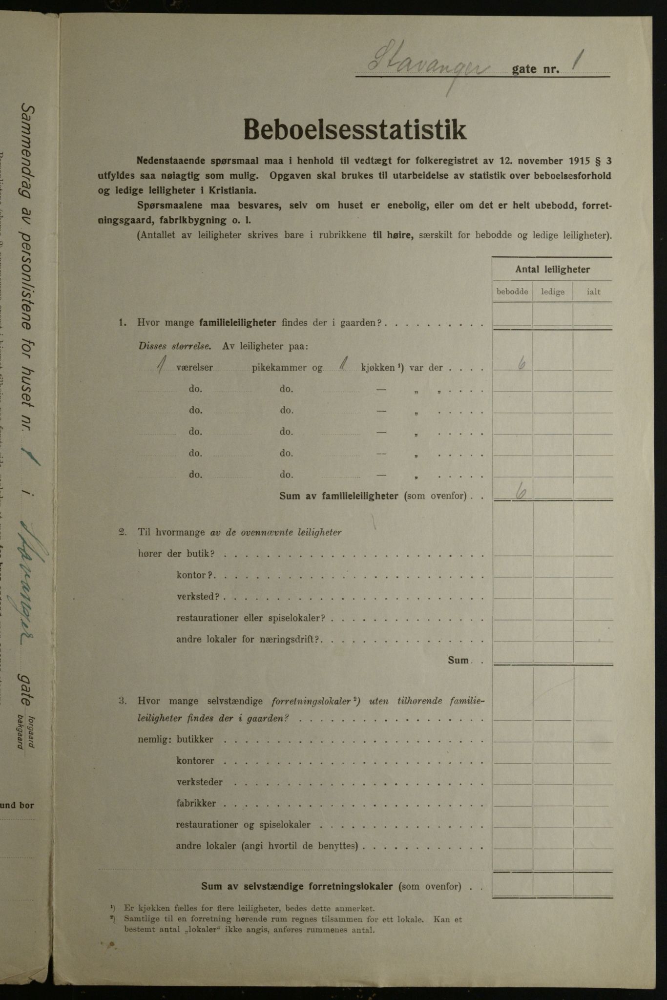 OBA, Municipal Census 1923 for Kristiania, 1923, p. 111192