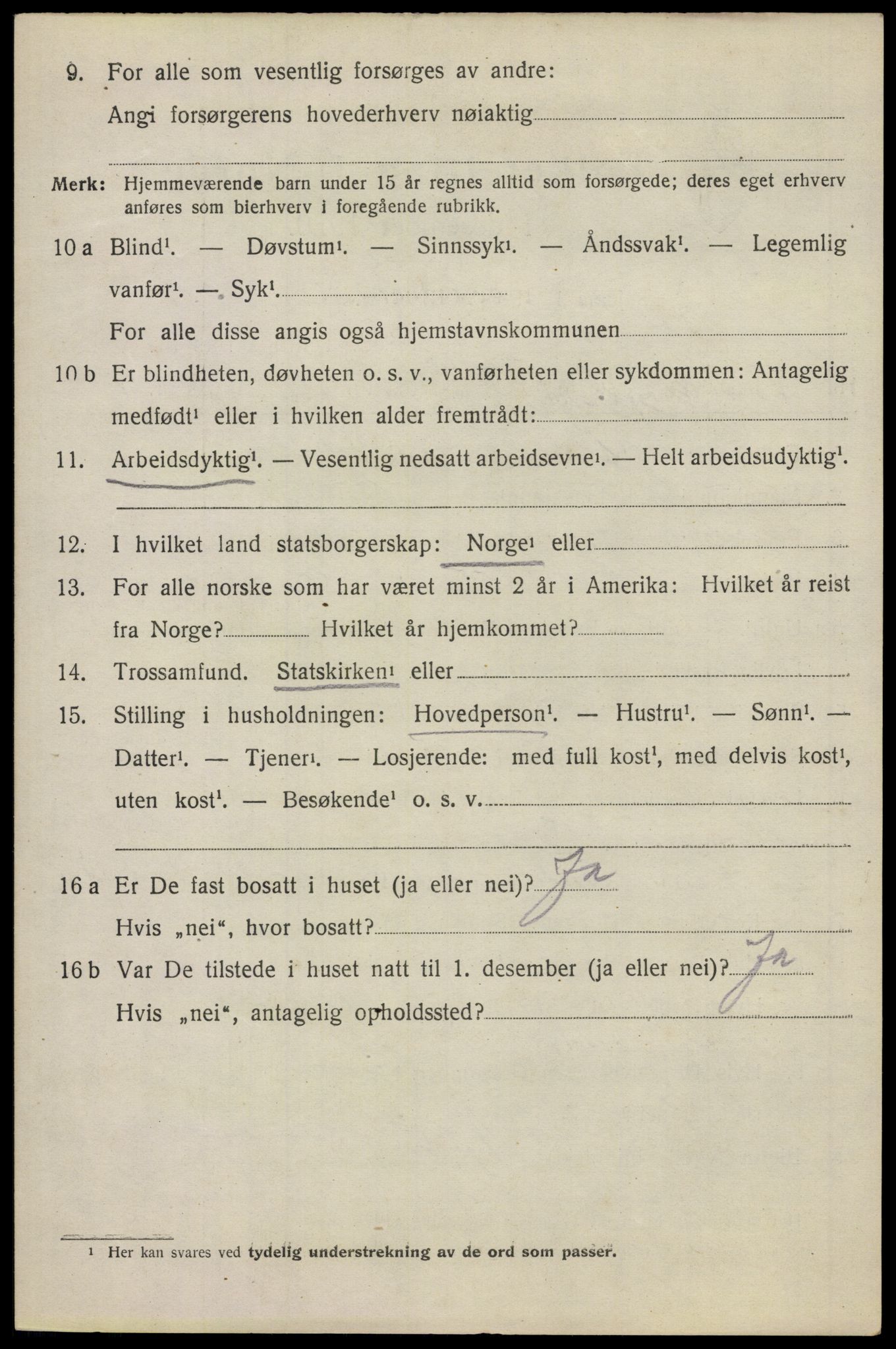 SAO, 1920 census for Kråkerøy, 1920, p. 2383