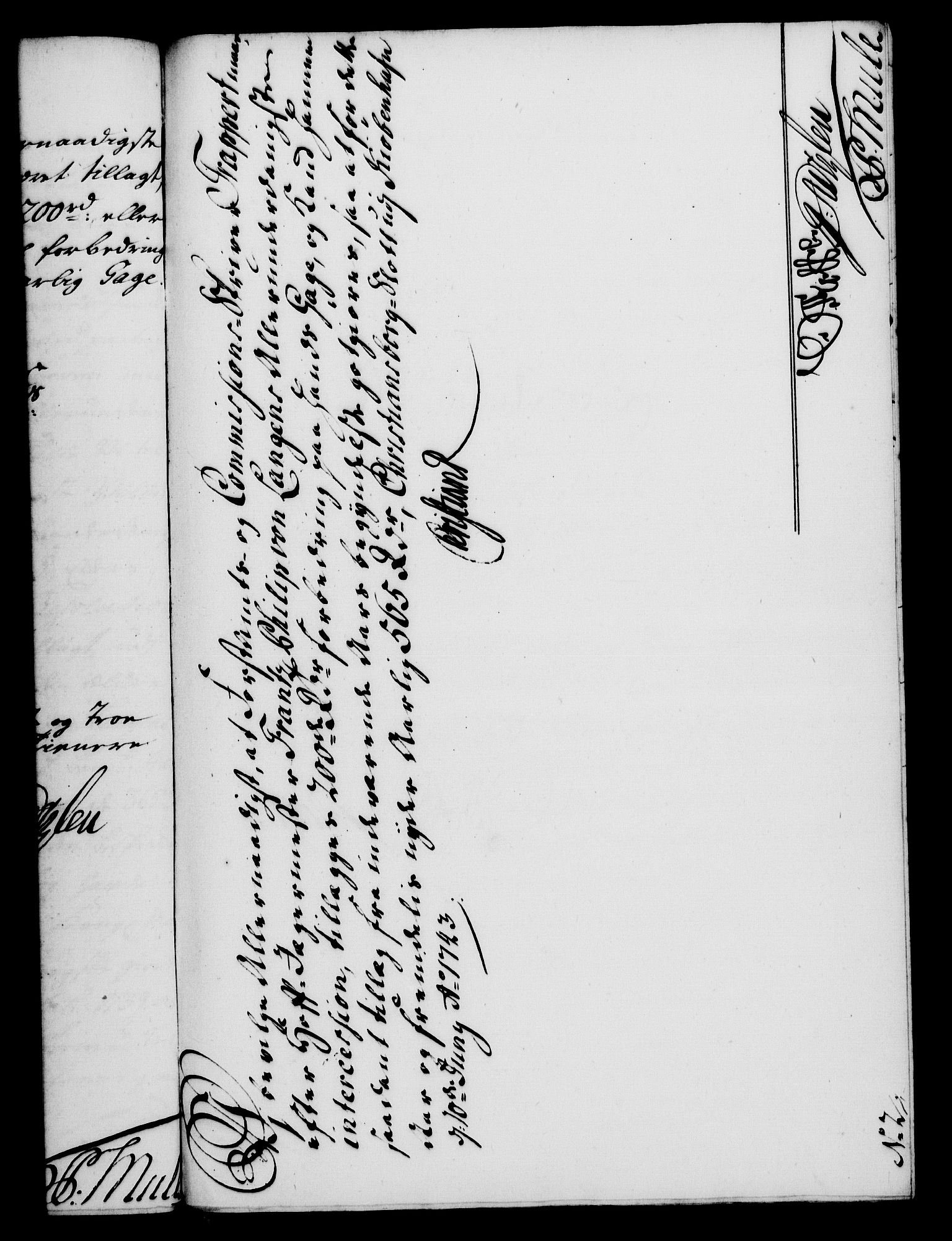 Rentekammeret, Kammerkanselliet, RA/EA-3111/G/Gf/Gfa/L0026: Norsk relasjons- og resolusjonsprotokoll (merket RK 52.26), 1743, p. 394