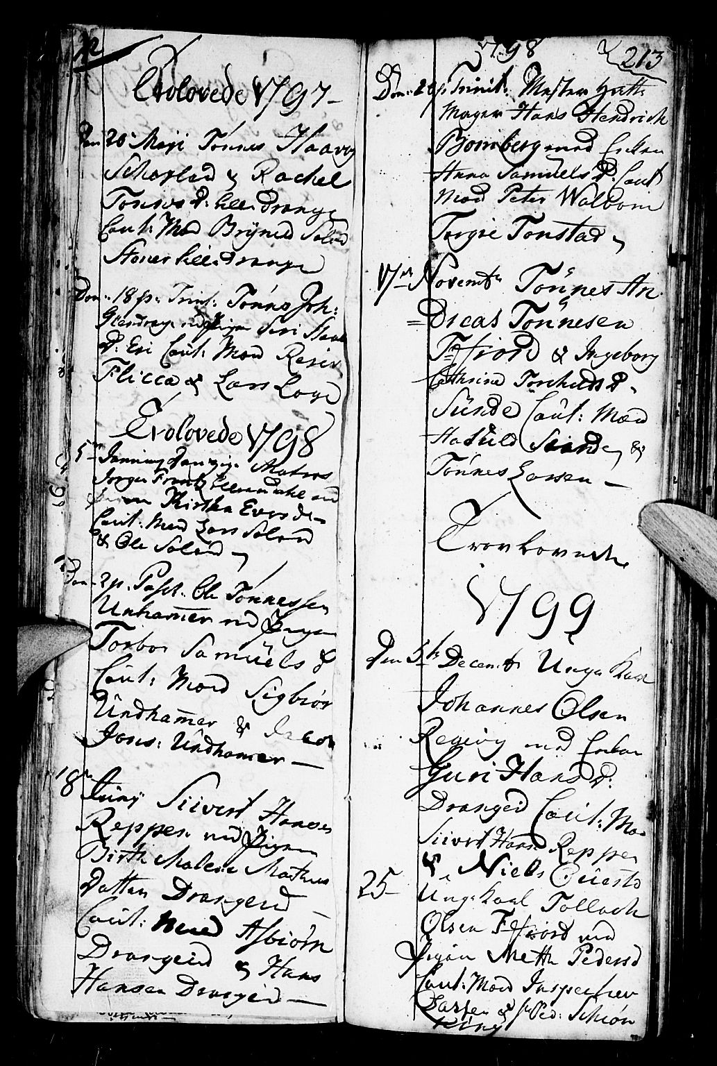 Flekkefjord sokneprestkontor, SAK/1111-0012/F/Fb/Fbc/L0001: Parish register (copy) no. B 1, 1773-1801, p. 248-249