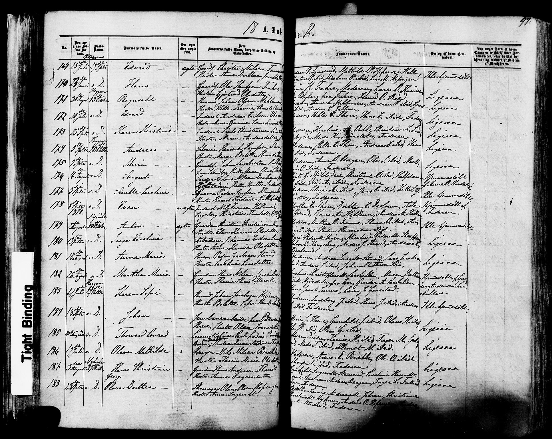 Modum kirkebøker, AV/SAKO-A-234/F/Fa/L0010: Parish register (official) no. 10, 1865-1876, p. 97