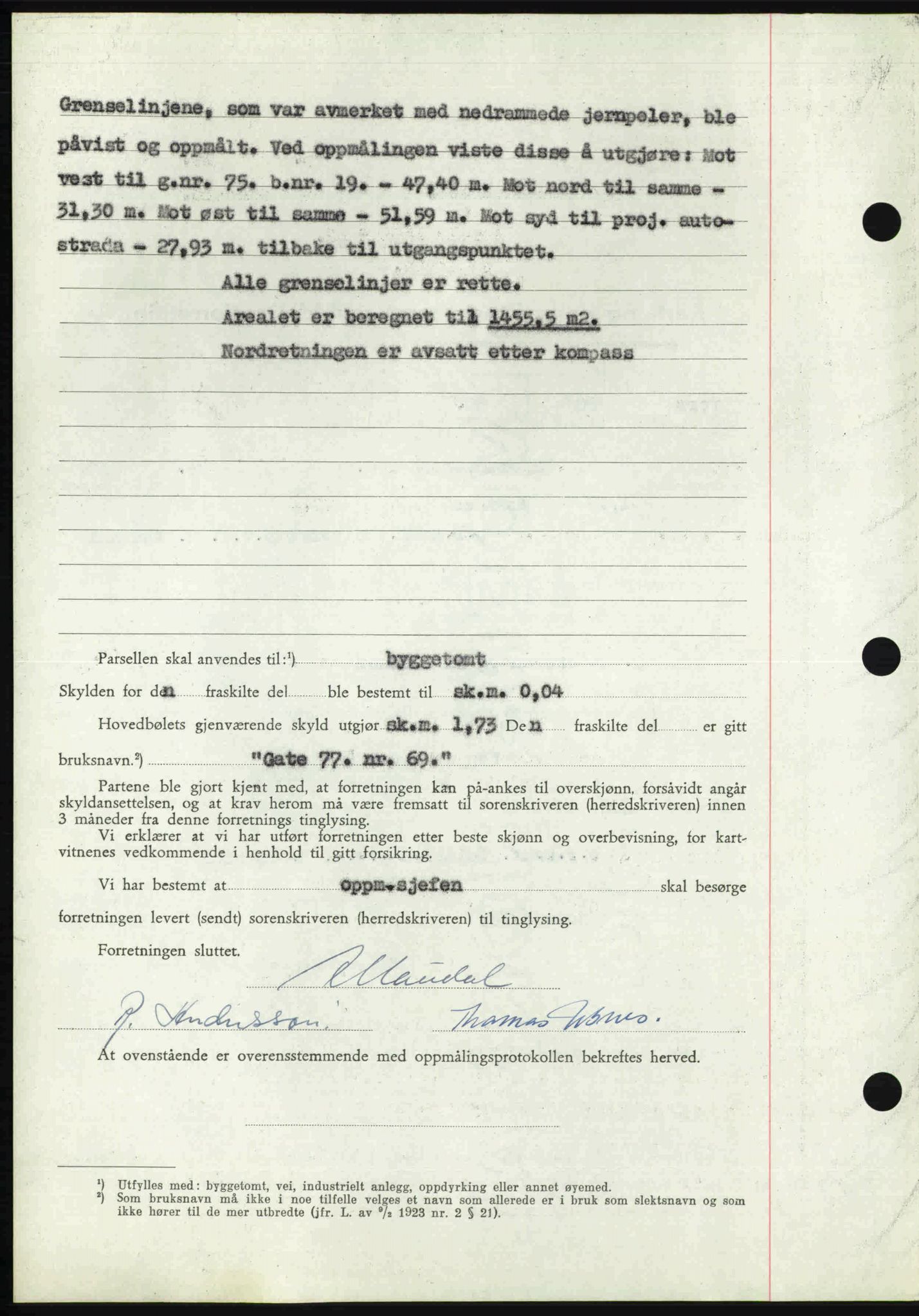 Nedre Romerike sorenskriveri, SAO/A-10469/G/Gb/Gbd/L0030: Mortgage book no. 30, 1950-1950, Diary no: : 3486/1950