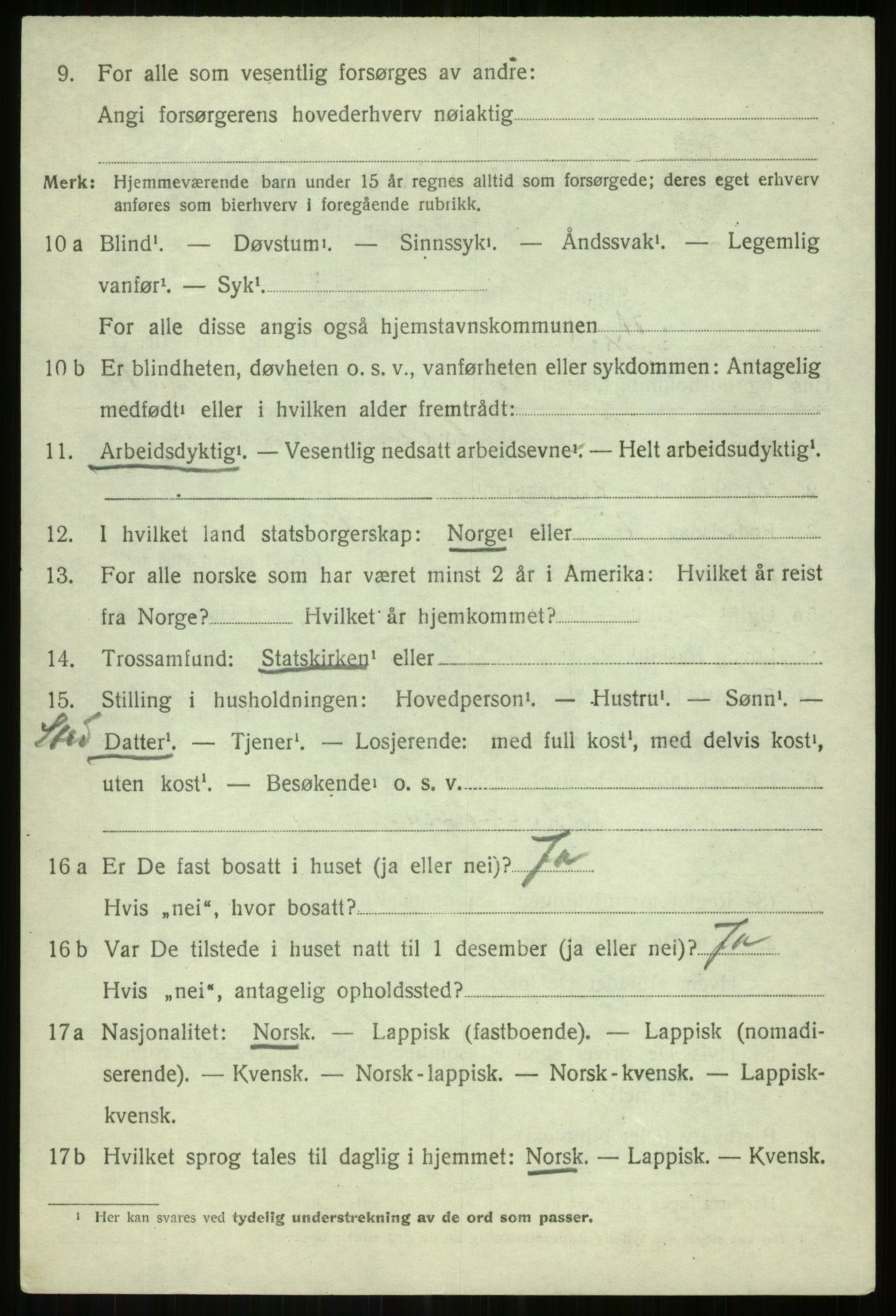 SATØ, 1920 census for Lenvik, 1920, p. 4655