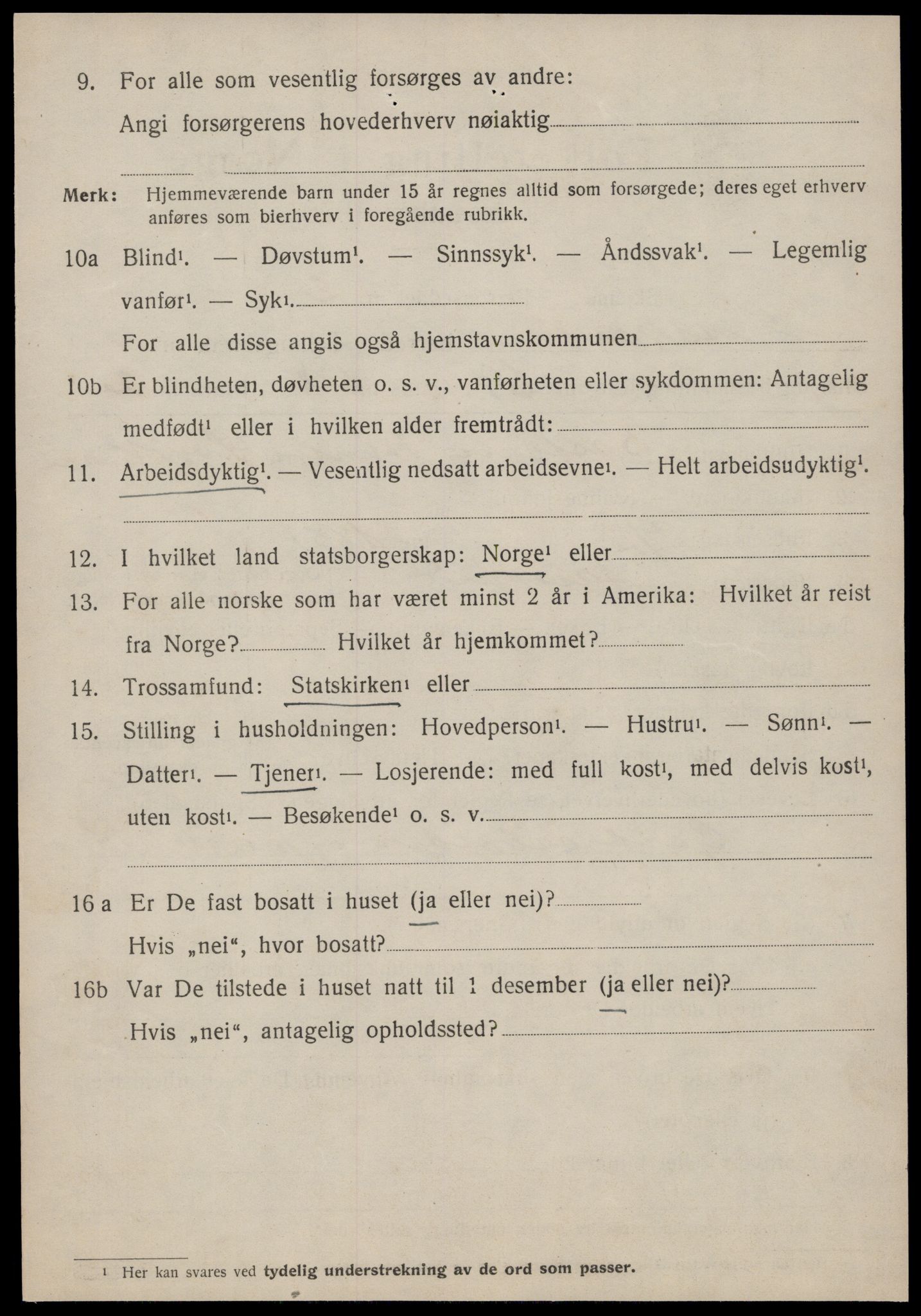 SAT, 1920 census for Åsskard, 1920, p. 1184