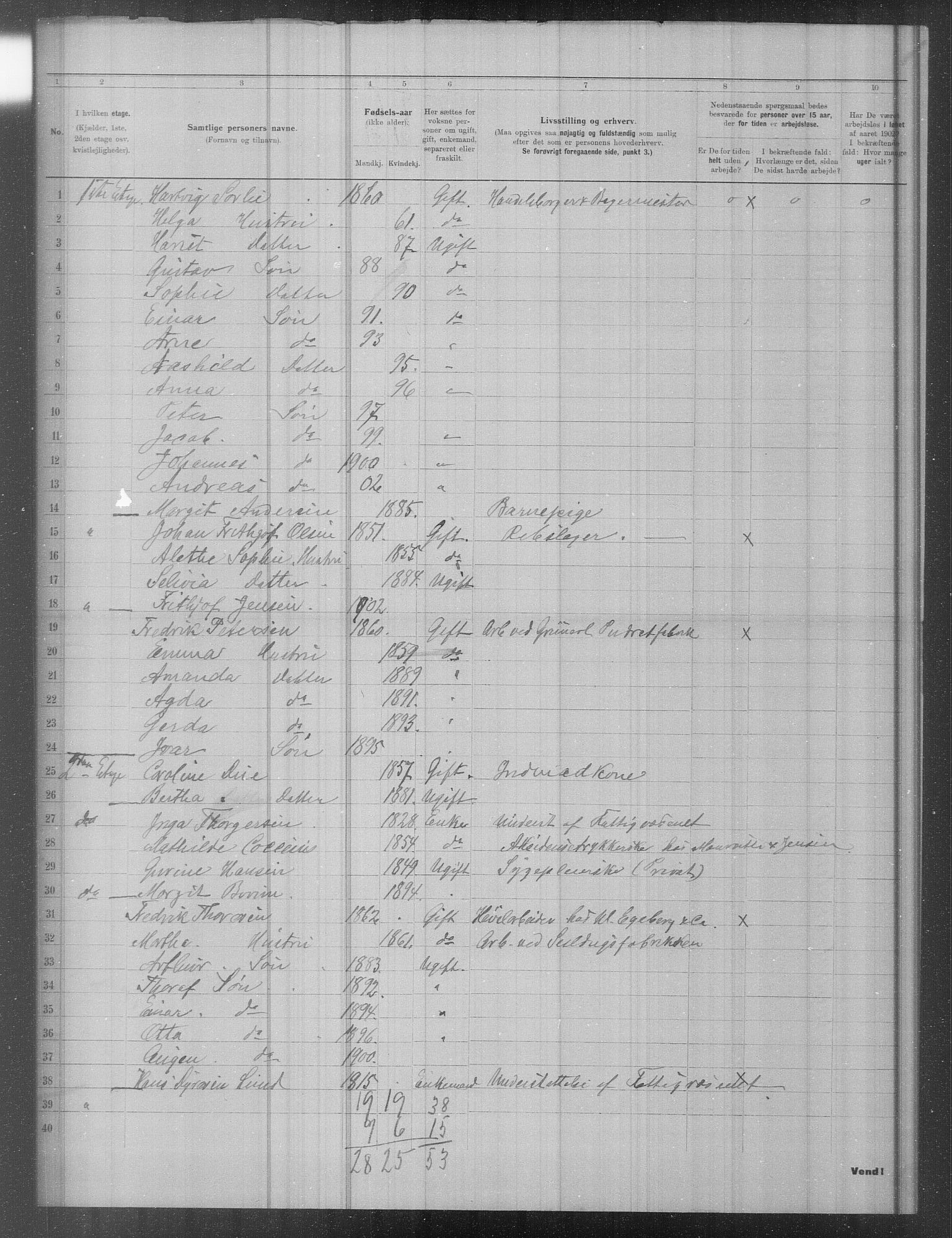 OBA, Municipal Census 1902 for Kristiania, 1902, p. 18387