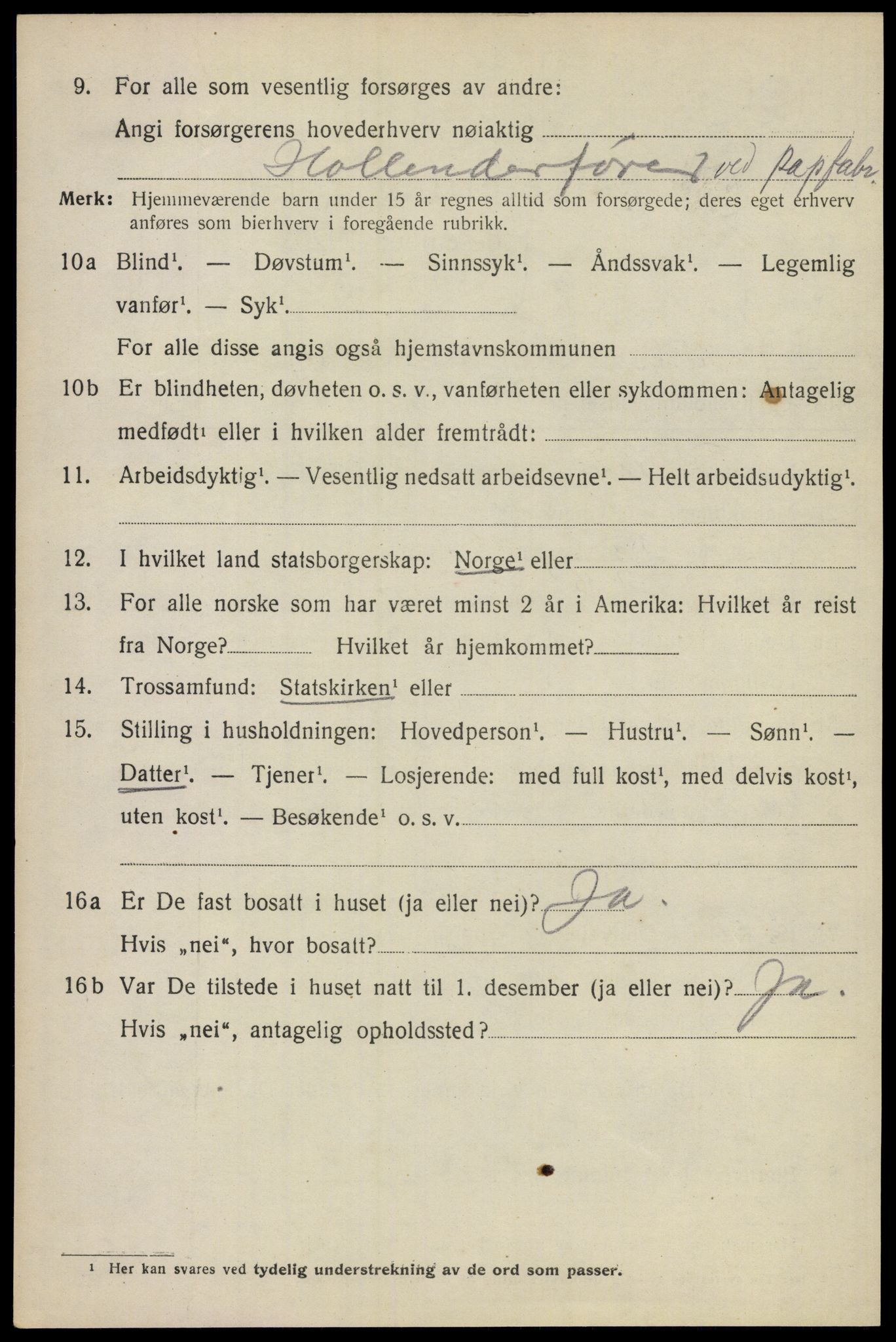 SAO, 1920 census for Lørenskog, 1920, p. 3520