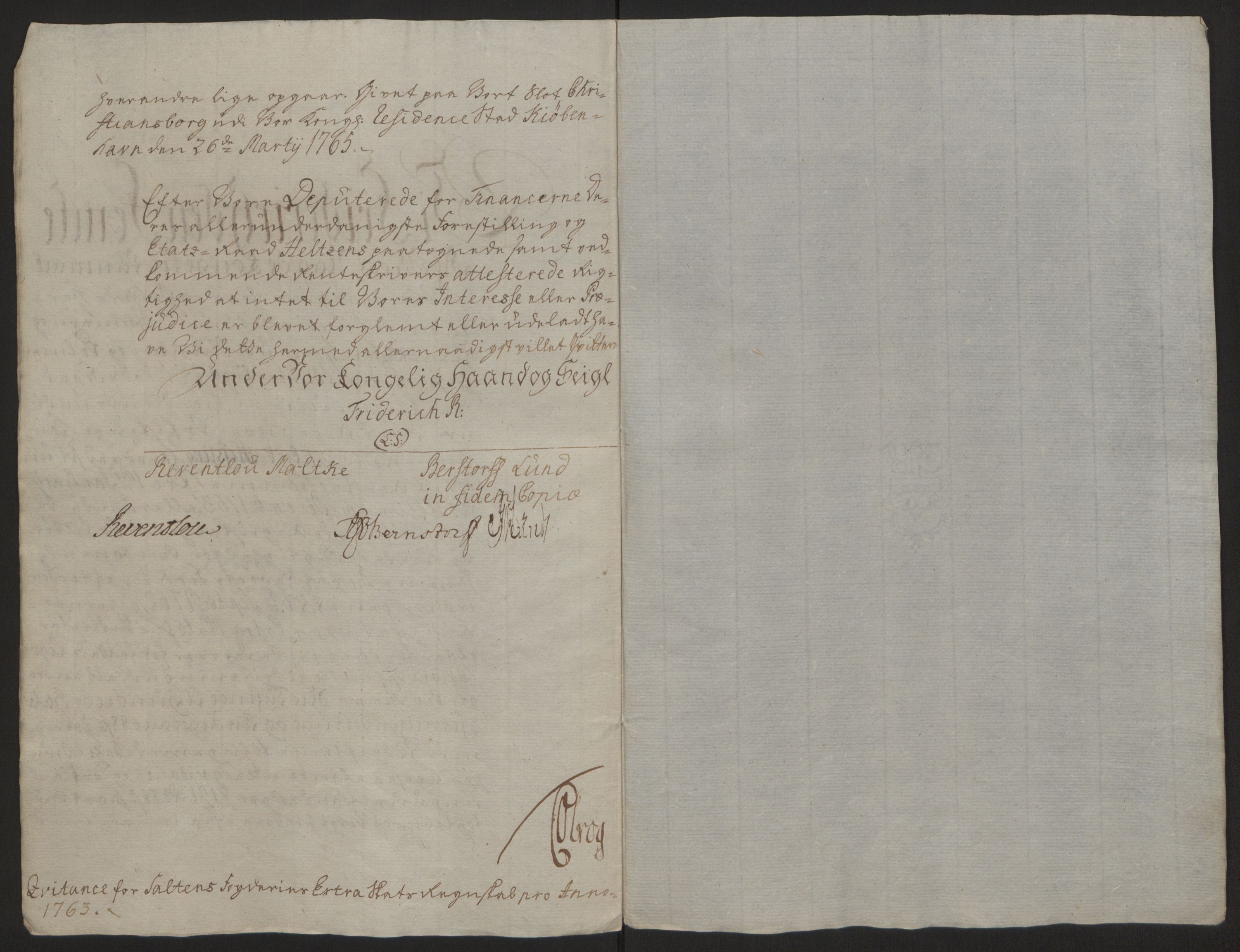 Rentekammeret inntil 1814, Reviderte regnskaper, Fogderegnskap, RA/EA-4092/R66/L4670: Ekstraskatten Salten, 1762-1764, p. 149