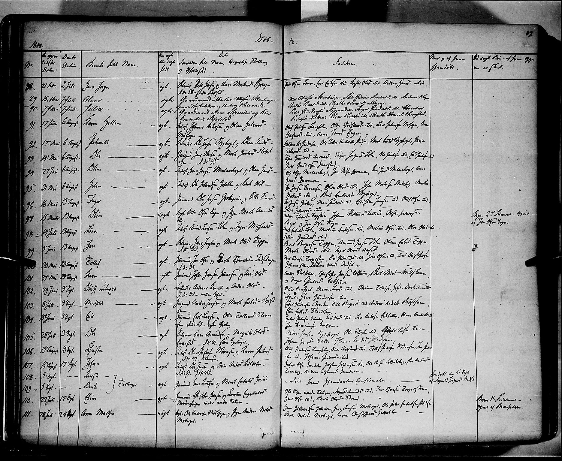 Elverum prestekontor, AV/SAH-PREST-044/H/Ha/Haa/L0009: Parish register (official) no. 9, 1843-1856, p. 39