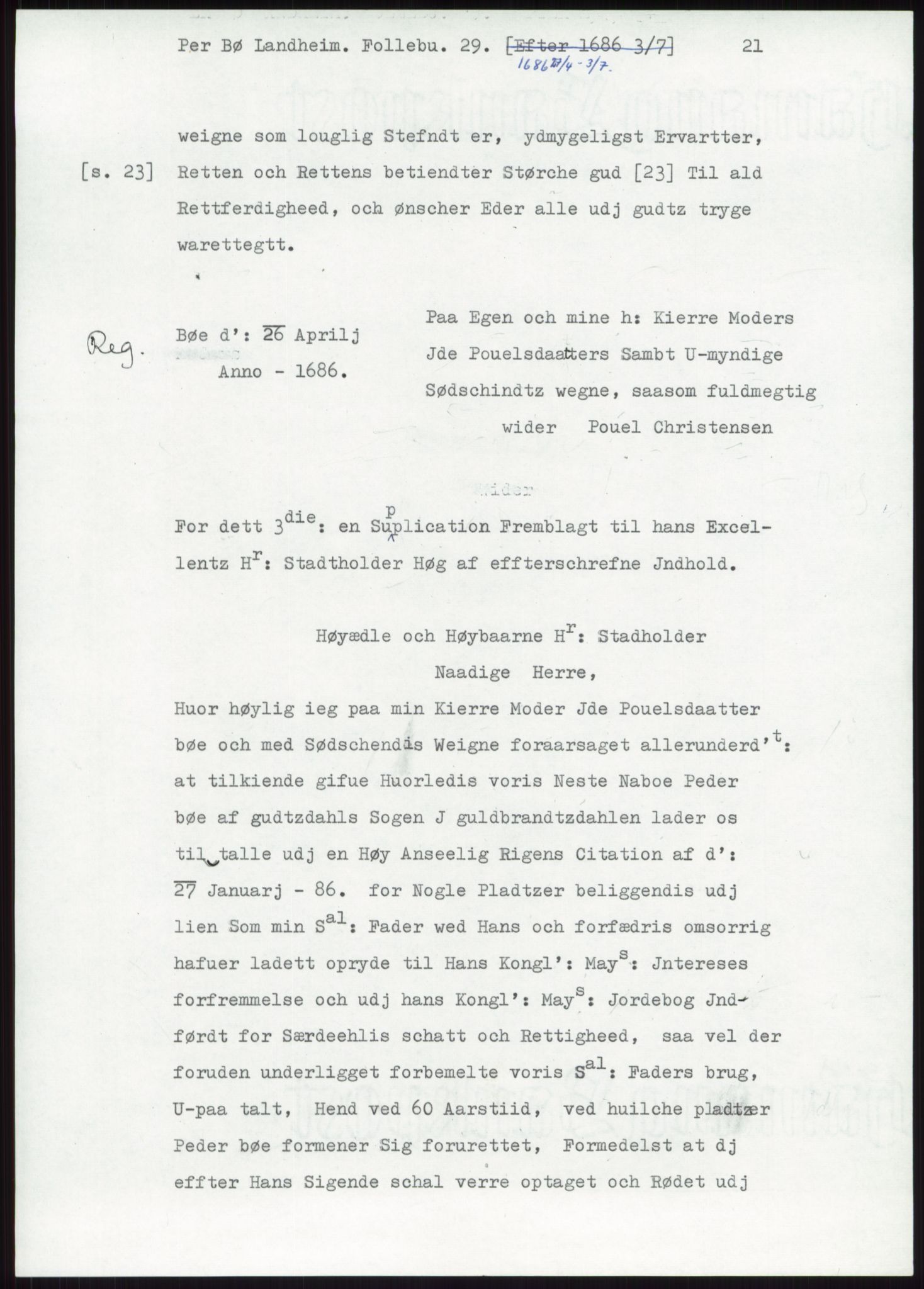 Samlinger til kildeutgivelse, Diplomavskriftsamlingen, AV/RA-EA-4053/H/Ha, p. 3162