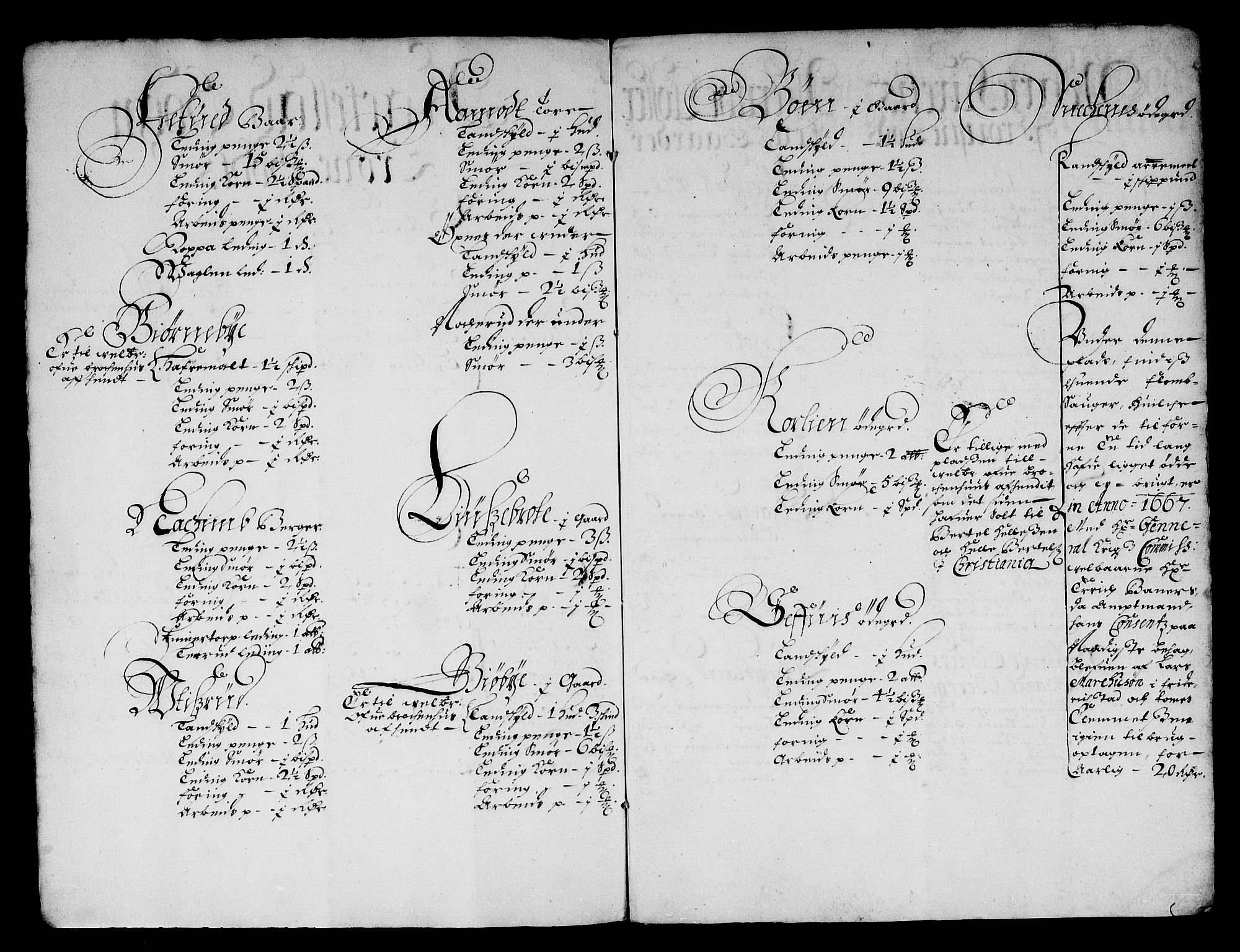 Rentekammeret inntil 1814, Reviderte regnskaper, Stiftamtstueregnskaper, Landkommissariatet på Akershus og Akershus stiftamt, AV/RA-EA-5869/R/Rb/L0117: Akershus stiftamt, 1676